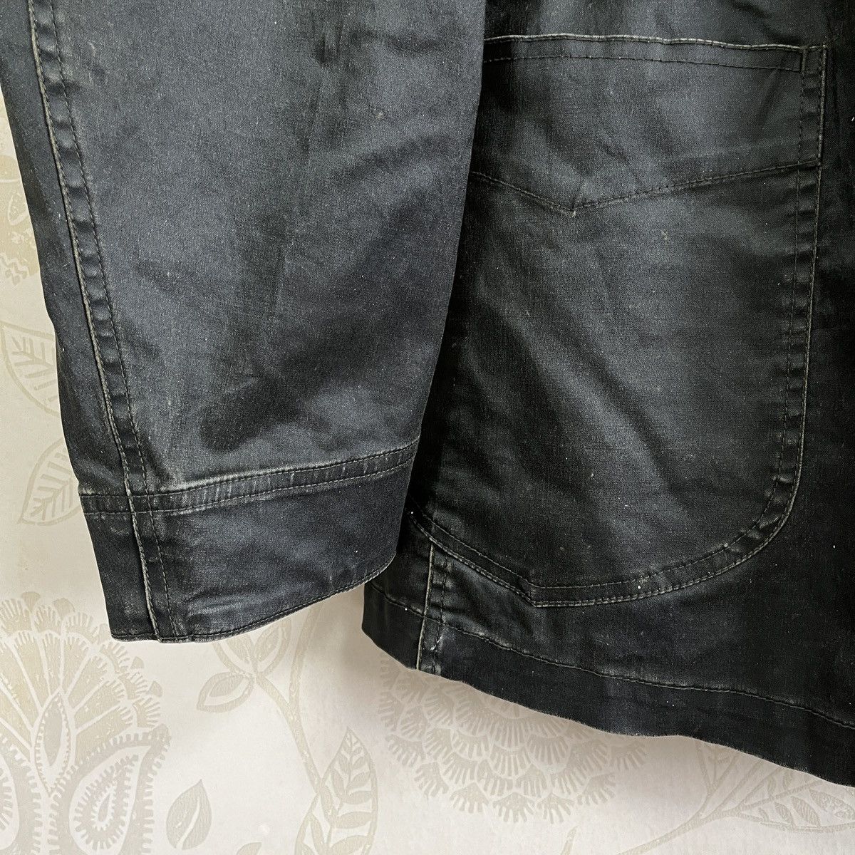 Takeo Kikuchi Takeo Kikuchi Three Buttons Waxed Jacket Size US L / EU 52-54 / 3 - 7 Thumbnail