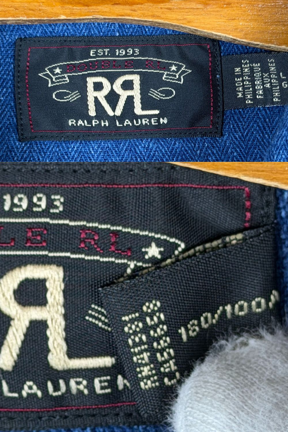 RRL Ralph Lauren RRL Cotton-Linen Herringbone Denim Work Jacket - ss15 est, Size US L / EU 52-54 / 3 - 4 Thumbnail
