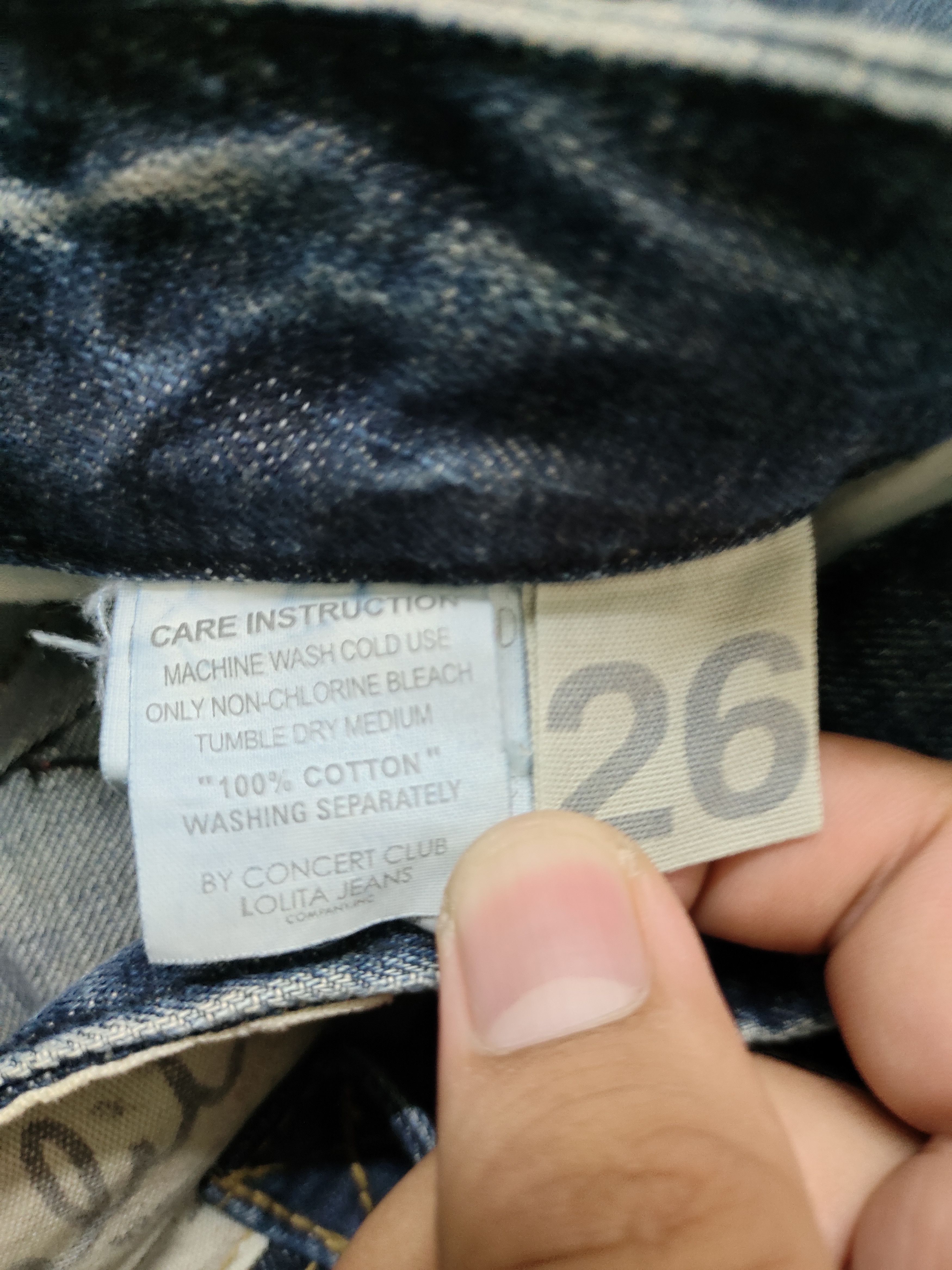 If Six Was Nine Flare Jeans Lolita Clawmark Distressed Denim Boot Cut Size US 27 - 9 Thumbnail