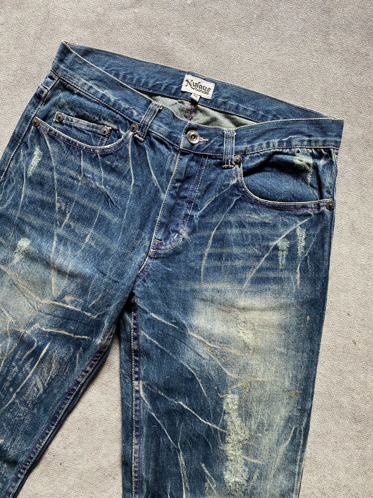 Tornado Mart 2000s Nylaus Distressed Size US 30 / EU 46 - 3 Thumbnail