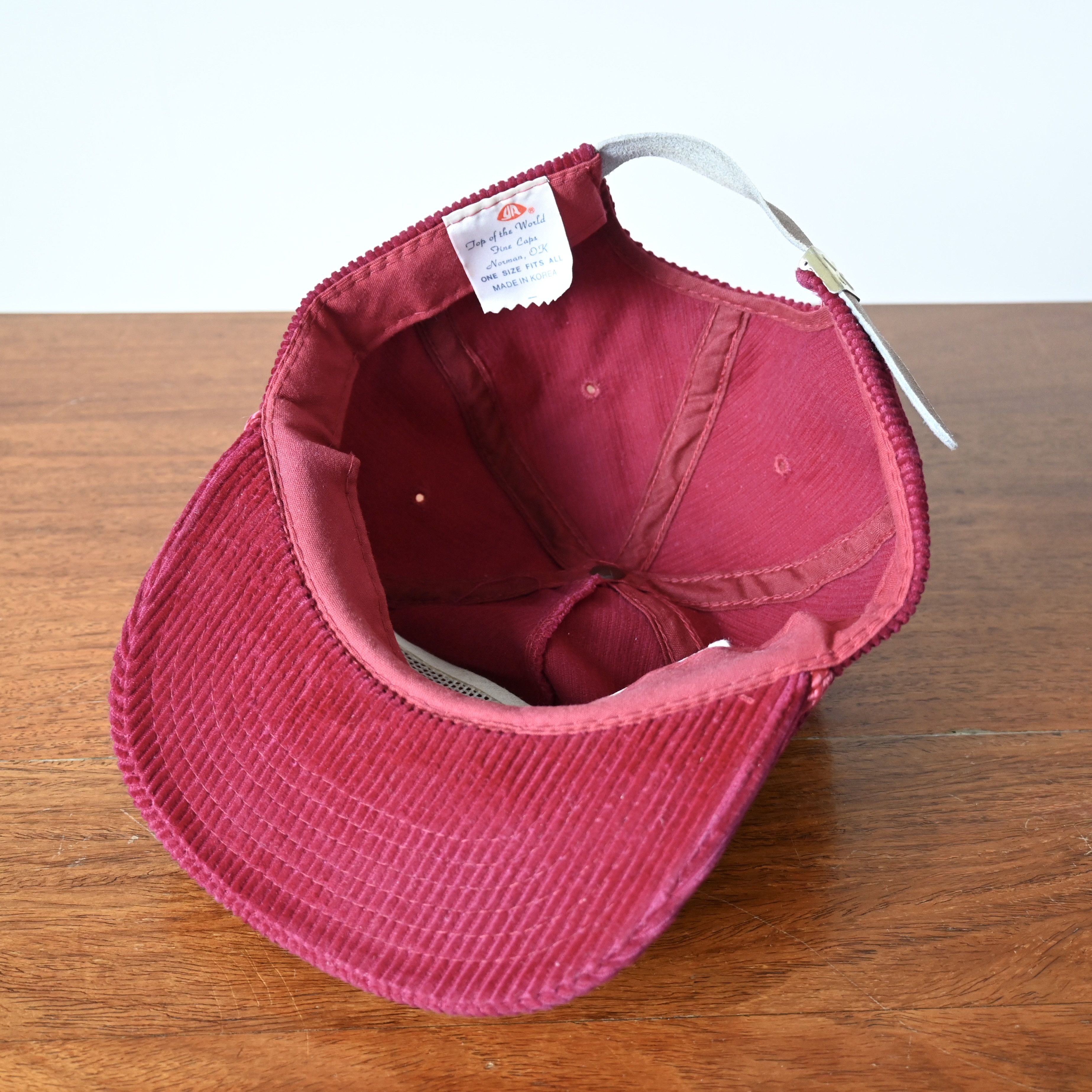 NCAA Vintage 1990s Oklahoma Sooners corduroy hat Size ONE SIZE - 7 Thumbnail