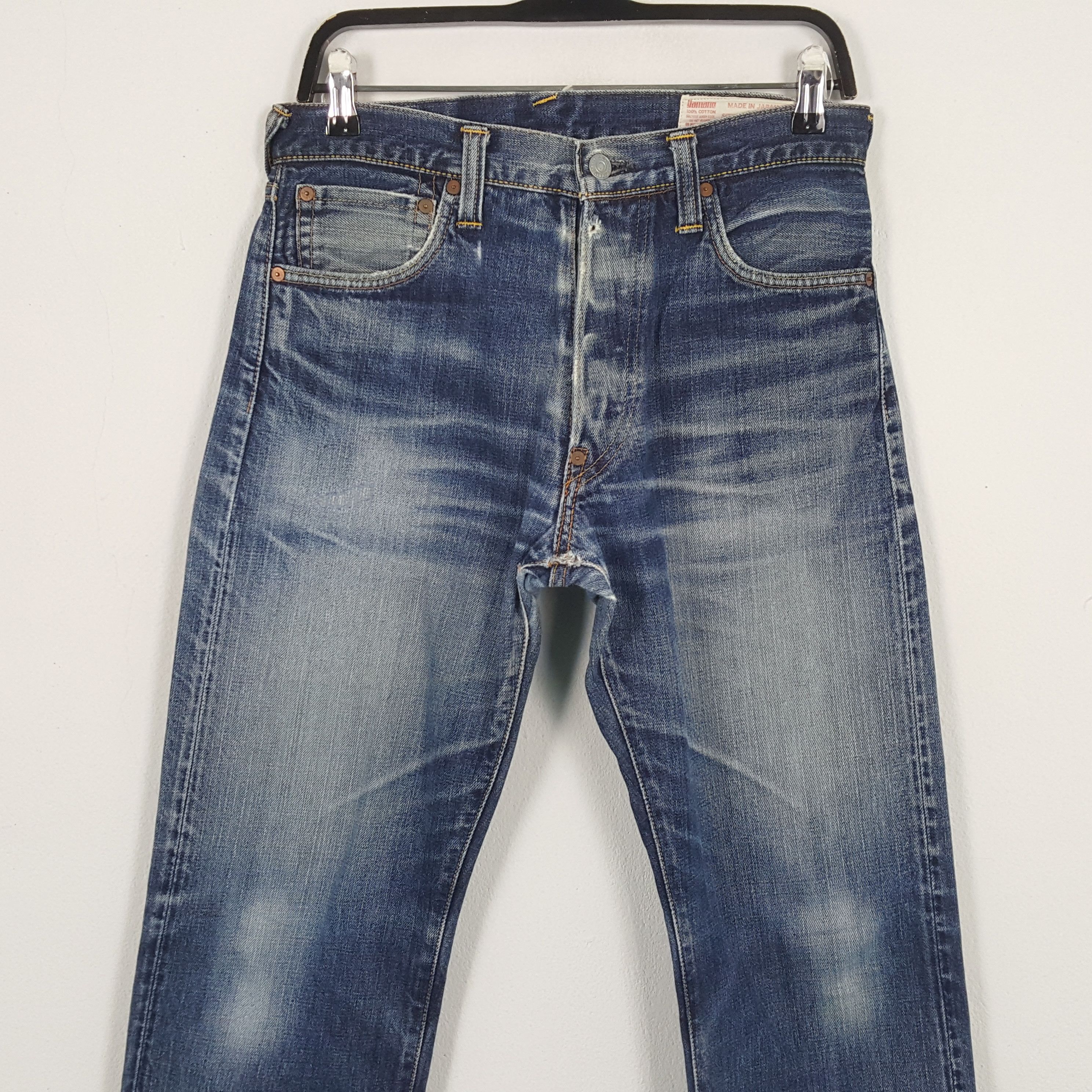 Japanese Brand × Vintage Yamane EVISU Japanese Brand Streetwear Custom Daicock Jeans Size US 29 - 5 Thumbnail