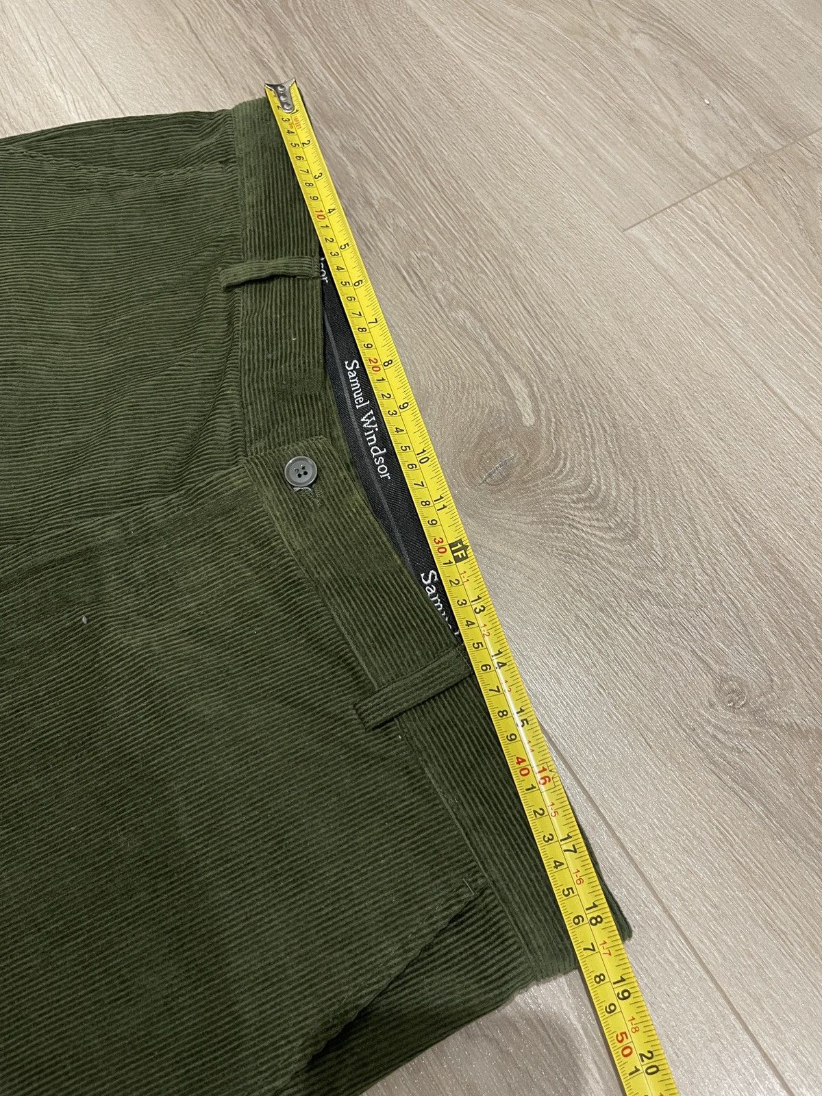 Vintage Vintage casual khaki corduroy pants W38 samuel windsor Size US 38 / EU 54 - 8 Thumbnail