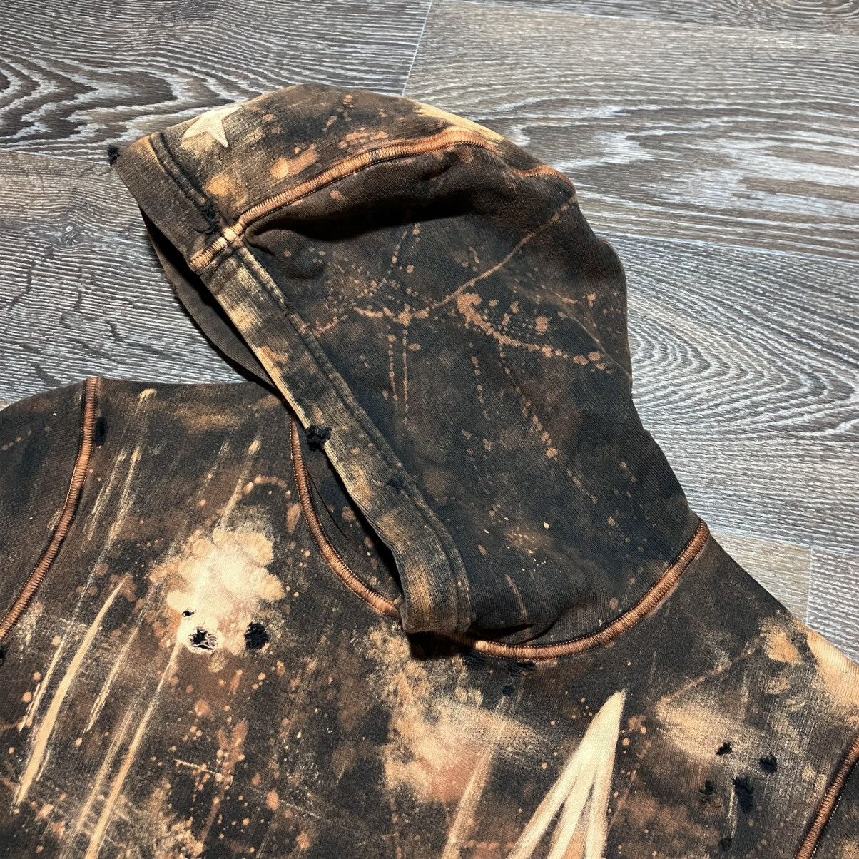 Stone Island Custom🔥 STONE ISLAND Junior Wind Rose Logo Distressed Hoodie Size US S / EU 44-46 / 1 - 14 Thumbnail