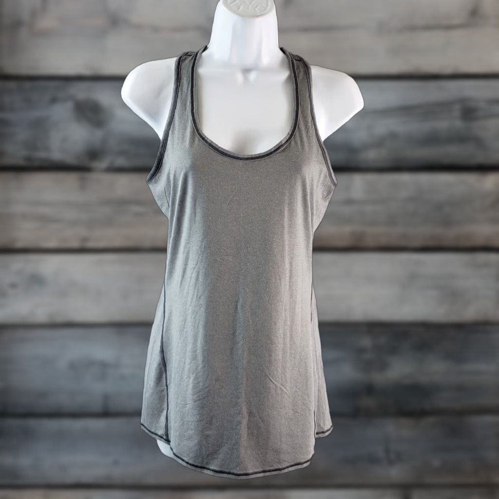 Athleta Athleta Chi Tank Top Womens Size S Gray Racerback Scoop Neck Shirt Size S / US 4 / IT 40 - 1 Thumbnail