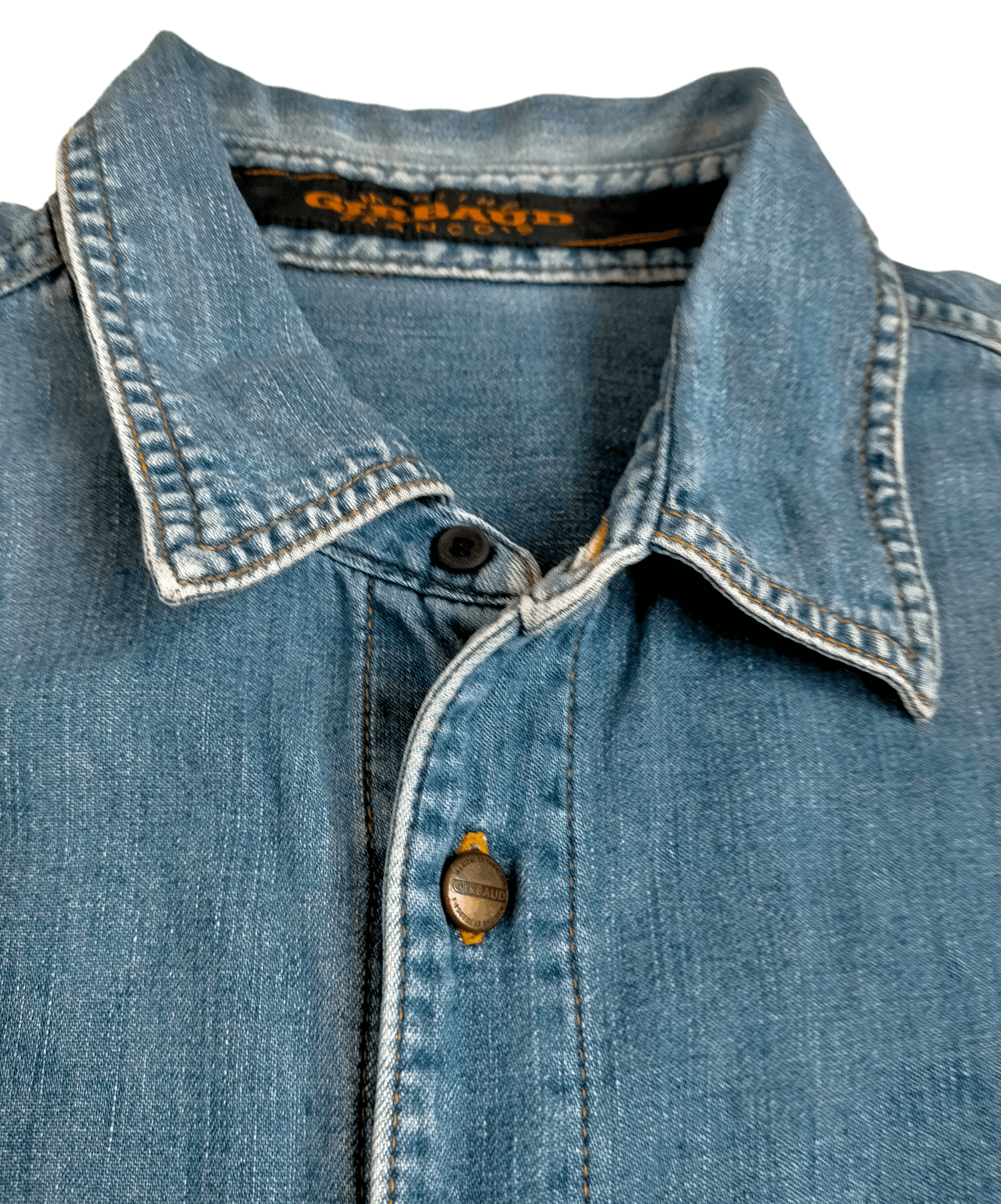 Marithe + Francois Girbaud Marithe Francois Girbaud Denim Button ups shirt Size US L / EU 52-54 / 3 - 3 Thumbnail