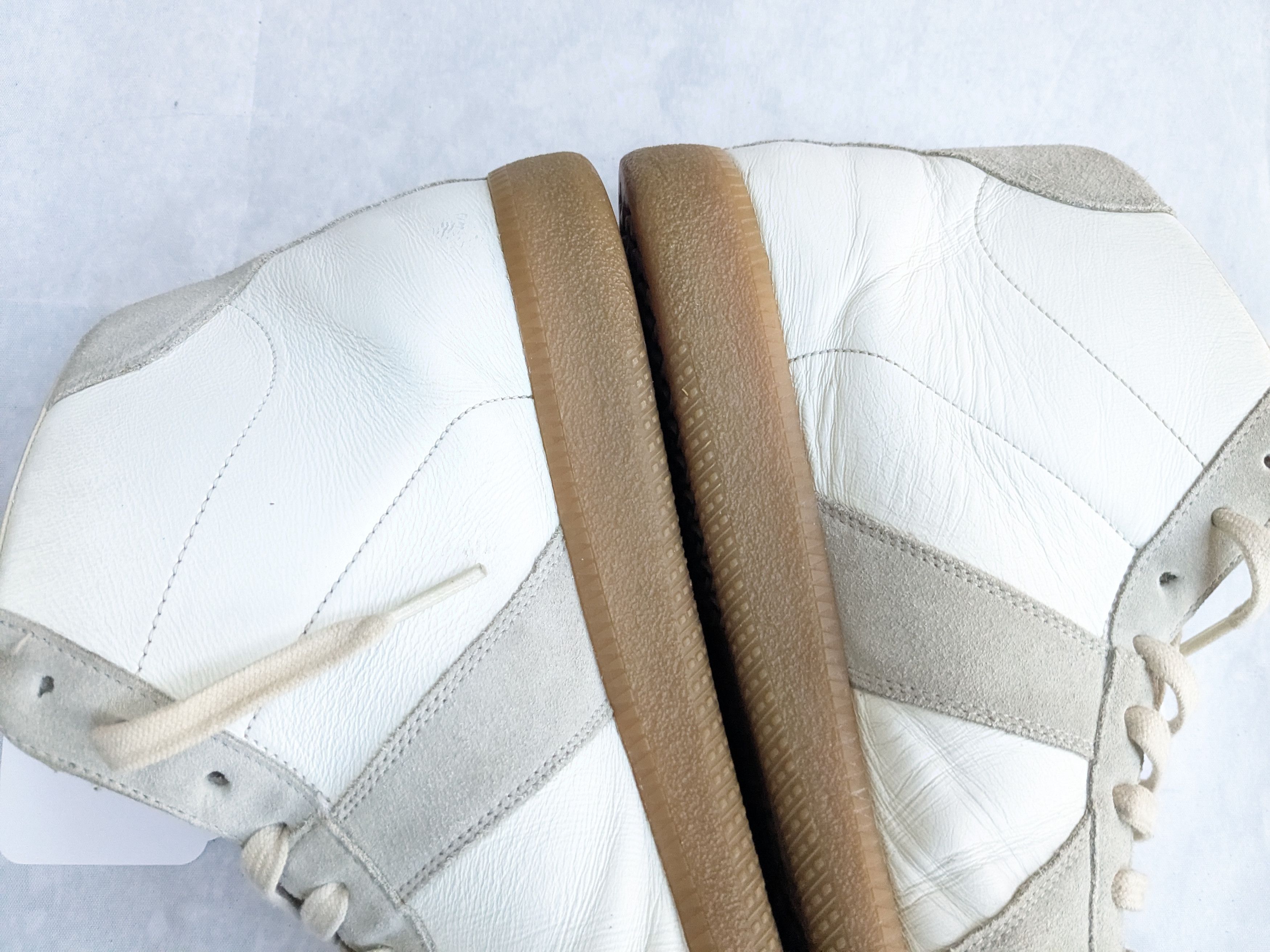 Maison Margiela Maison Margiela Replica GAT White Gray 11 44 Low Tops Size US 11 / EU 44 - 14 Thumbnail