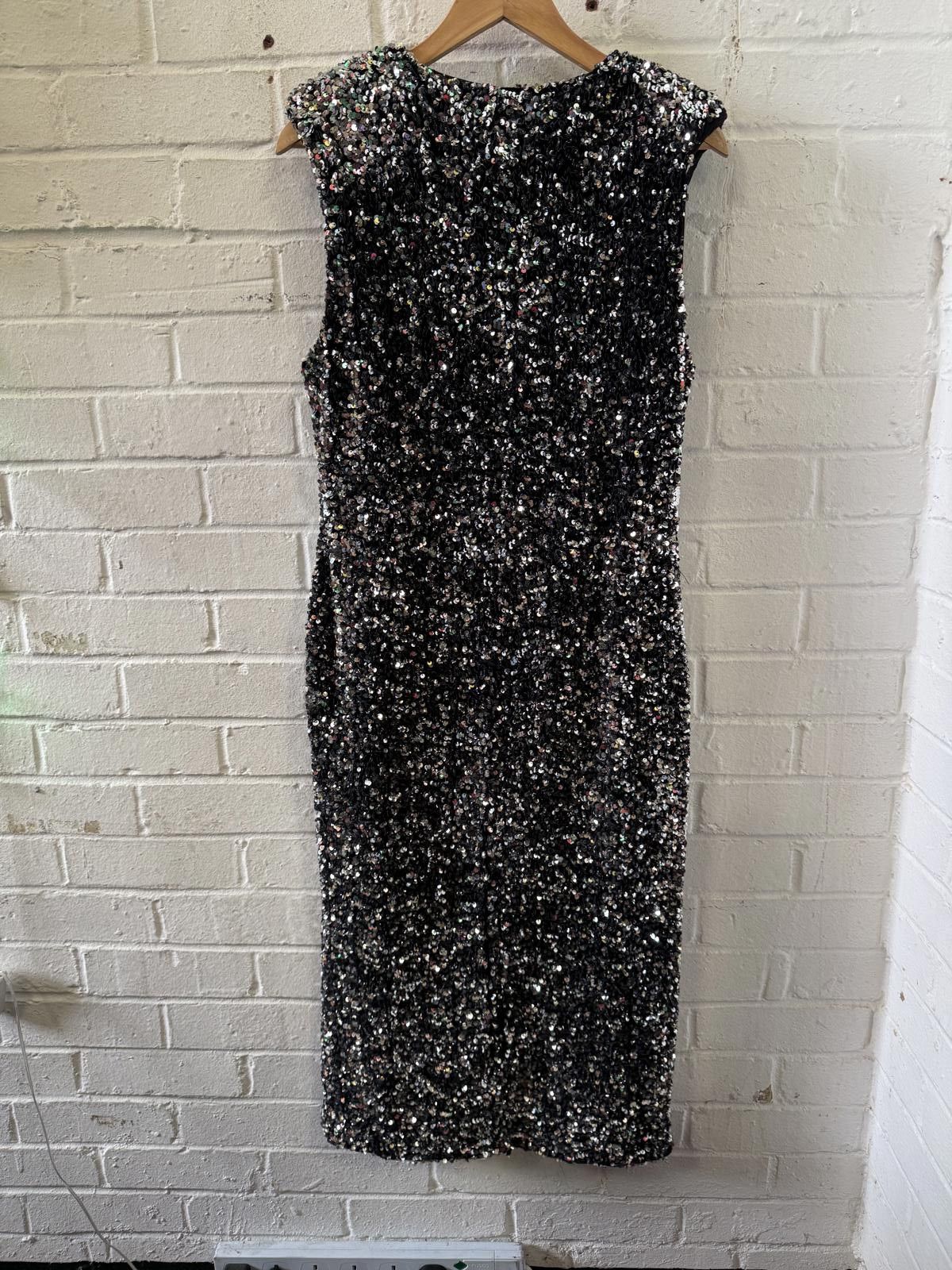 Unknown London Women's Knee-Length Sequin Dress Size XS / US 0-2 / IT 36-38 - 2 Thumbnail
