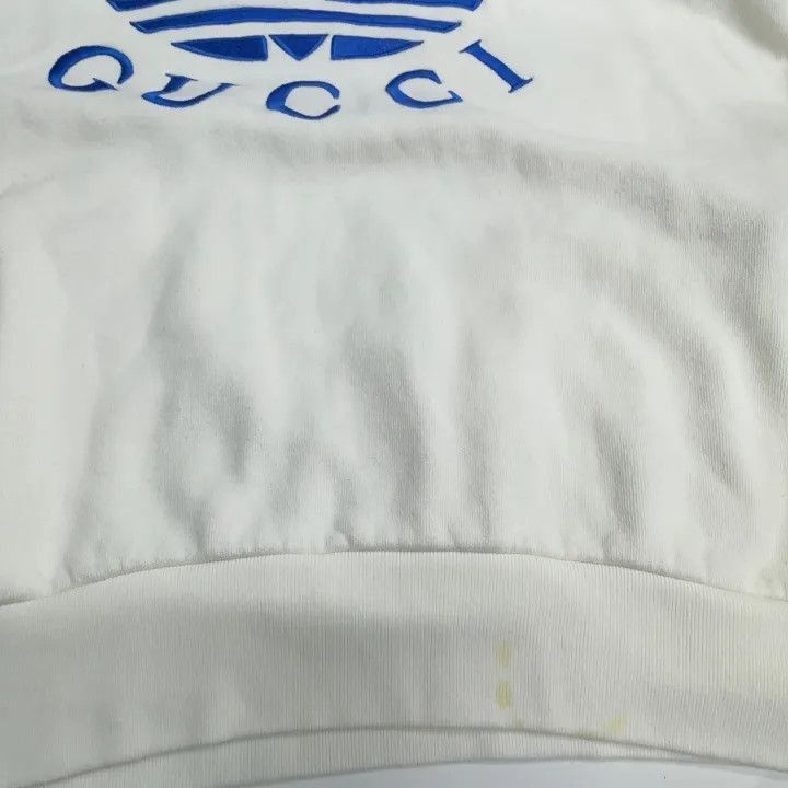 Gucci Gucci Gucci x Adidas White Logo Hoodie -2506 Size US M / EU 48-50 / 2 - 8 Thumbnail