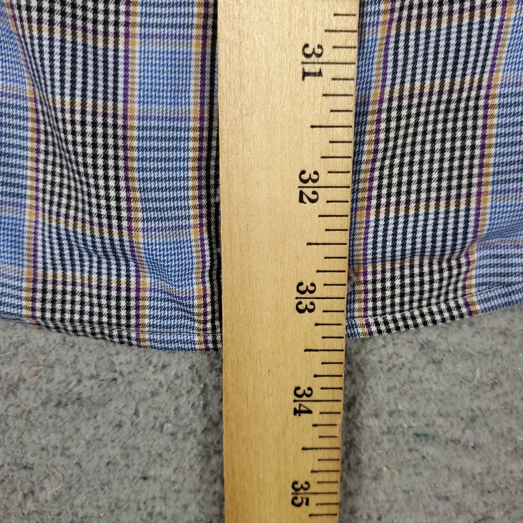 Peter Millar Peter Millar Button-Up Shirt 2XL Blue Plaid Long Sleeve Mens Size US XXL / EU 58 / 5 - 5 Thumbnail