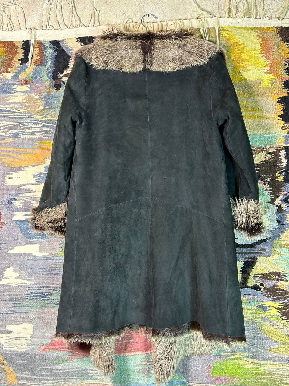 Annette Gortz Annette Görtz Fur & Leather Coat Real Fur AvantGarde EU36 Size S / US 4 / IT 40 - 14 Thumbnail