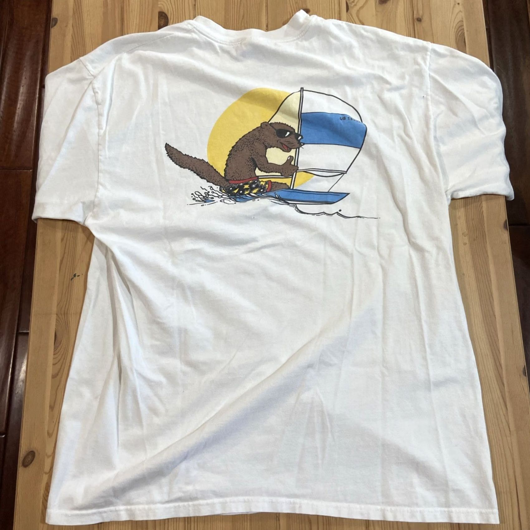 Gildan VINTAGE Mongoose Bike Logo BMX Mountain Bicycles Shirt XL White Graphic Tee Unisex 18997 Size US XL / EU 56 / 4 - 5 Thumbnail