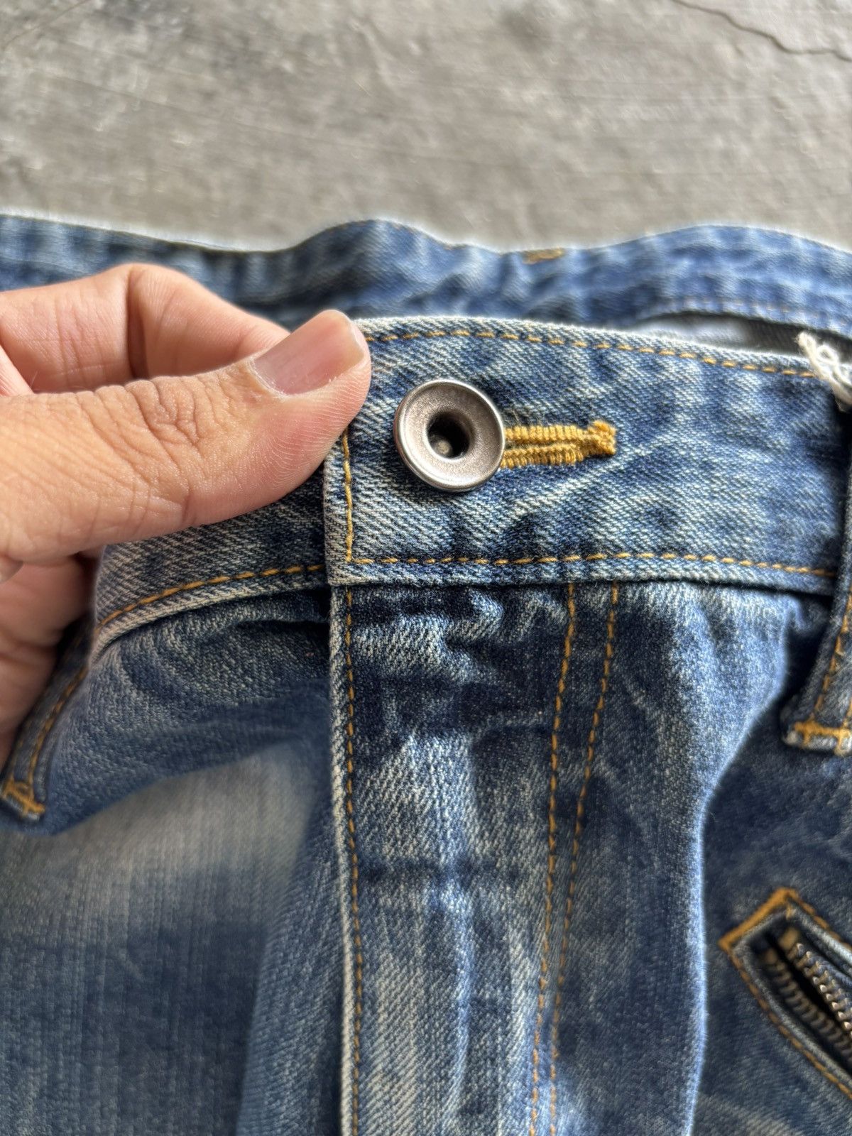 Hysteric Glamour RUSTY WASHED spinash poem skull punk grunge cropped style Size US 37 - 3 Thumbnail