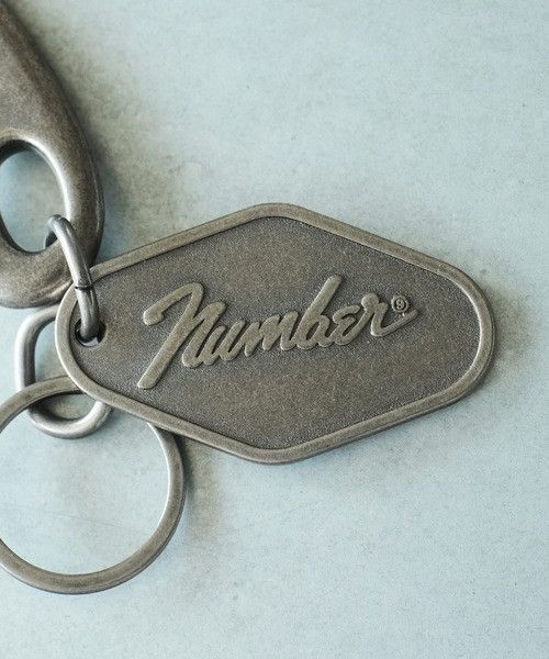 Number (N)ine Number nine LOGO PLATE KEY Ring Size ONE SIZE - 3 Thumbnail