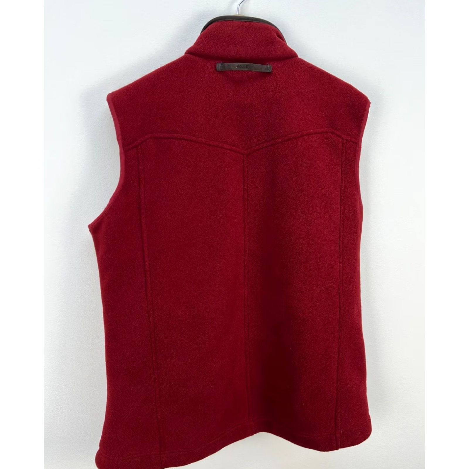 Musto MUSTO Vest Shirt Mens L Dark Red Arctec 360 Fleece Vintage Logo Pattern Solid Jacket Size L Mens Size US L / EU 52-54 / 3 - 2 Thumbnail
