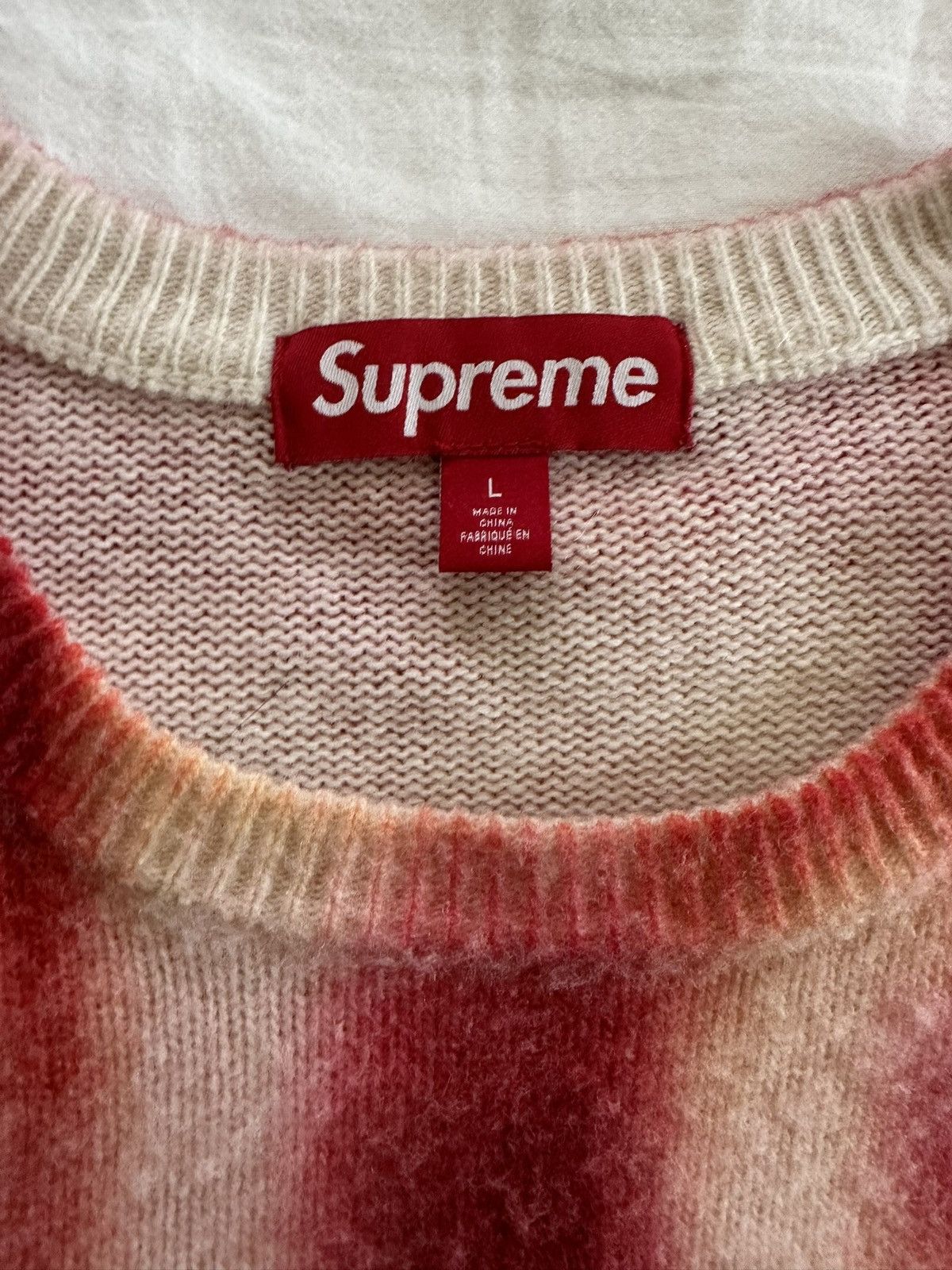 Supreme Supreme Blur Logo Sweater | Grailed