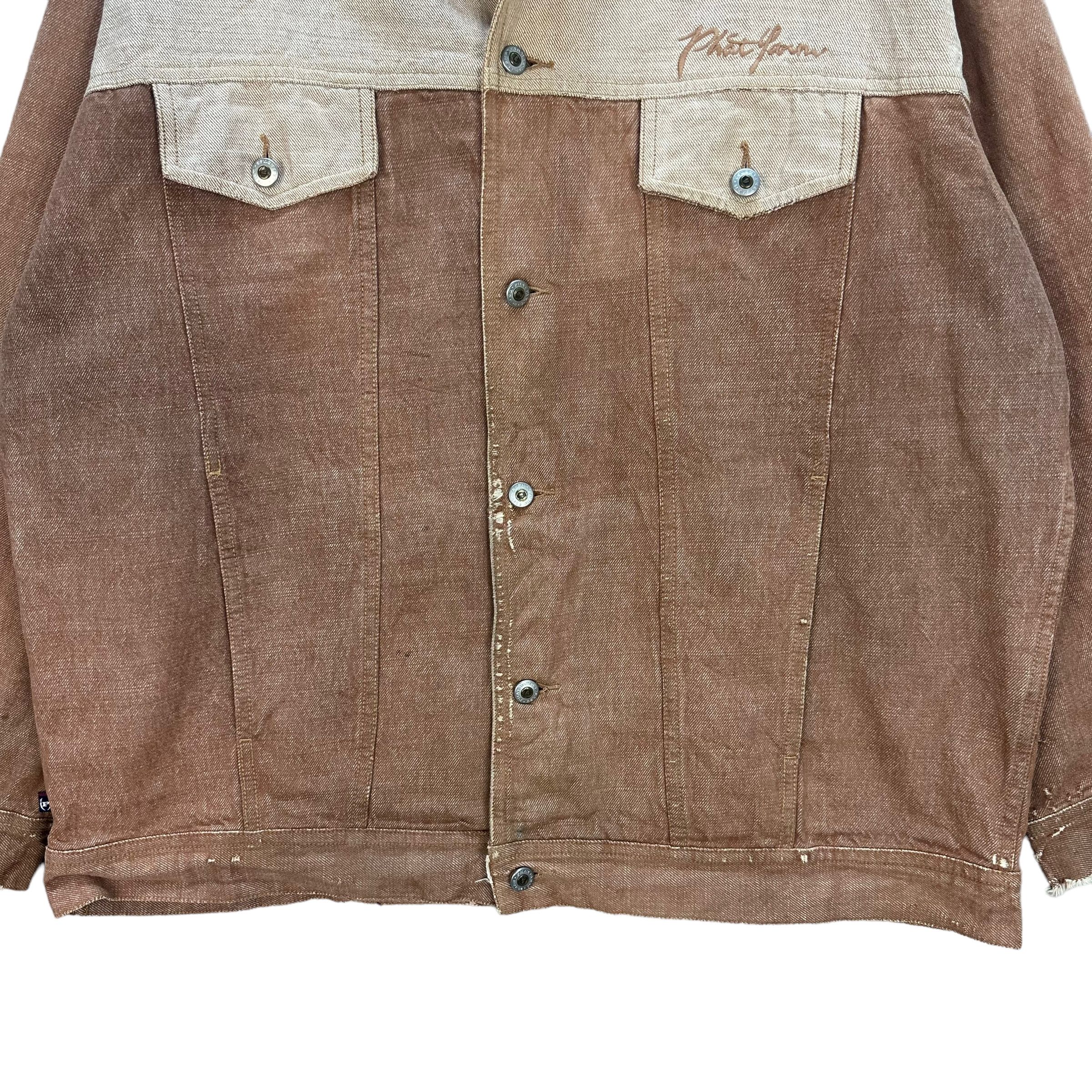 Phat Farm TRASHED🔥 PHAT FARM CASUAL DENIM JACKET #7965-193 Size US XXL / EU 58 / 5 - 3 Thumbnail