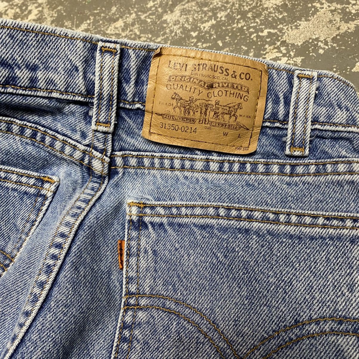 Japanese Brand × Levi's × Vintage Vintage Kids Levi’s 550 Relaxed Fit Blue Denim Jeans USA 90s Size US 26 / EU 42 - 3 Thumbnail