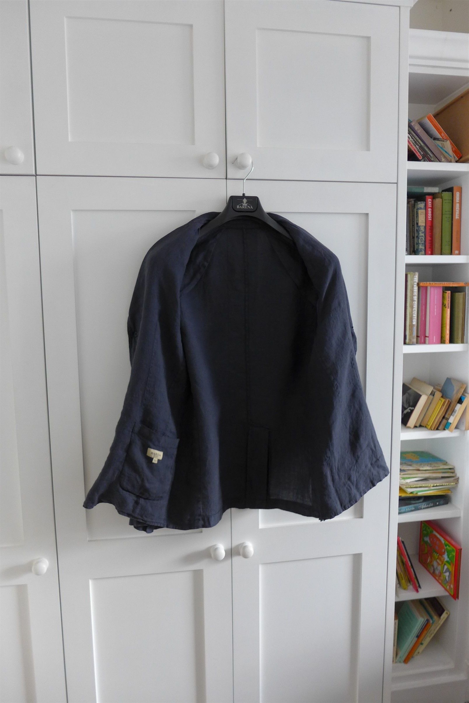 Barena Barena Rizzo Telino Unstructured Blazer - Navy Linen Size US M / EU 48-50 / 2 - 9 Thumbnail