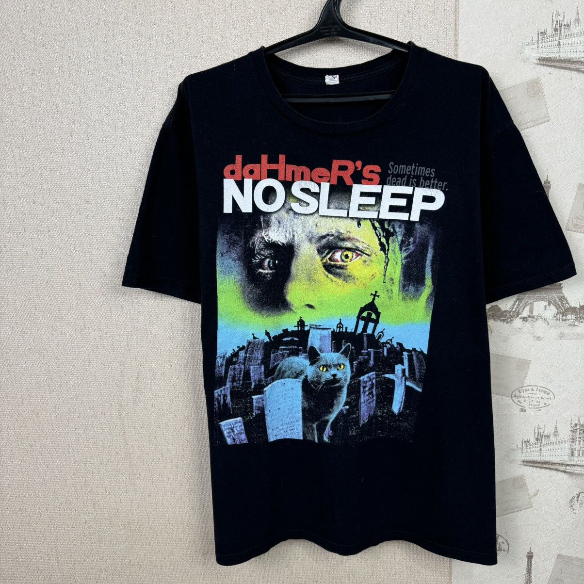 Other Dahmers No Sleep T shirt Graphic Print Recodrs Movie XL Size US XL / EU 56 / 4 - 6 Thumbnail