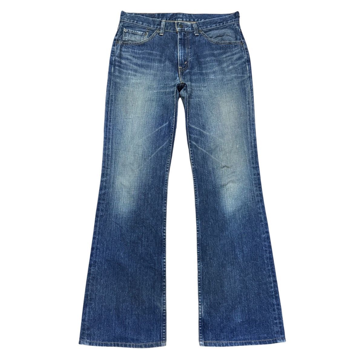 Levi's Vintage Levis 517 Denim Flare Jeans Hedi Slimane Size US 33 - 1 Thumbnail