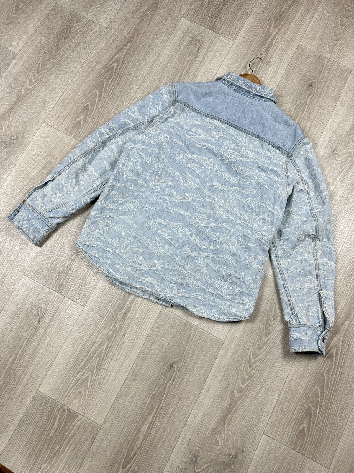Diesel Diesel Wave Dirty Design Denim Jacket Size S Size US S / EU 44-46 / 1 - 5 Thumbnail