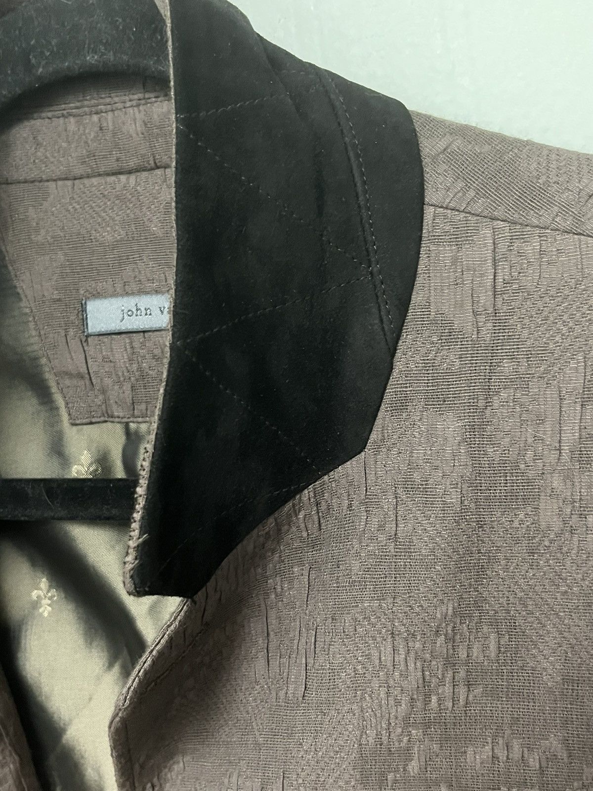 John Varvatos Woodward Multibutton Jacquard Jacket medium Size US M / EU 48-50 / 2 - 2 Thumbnail