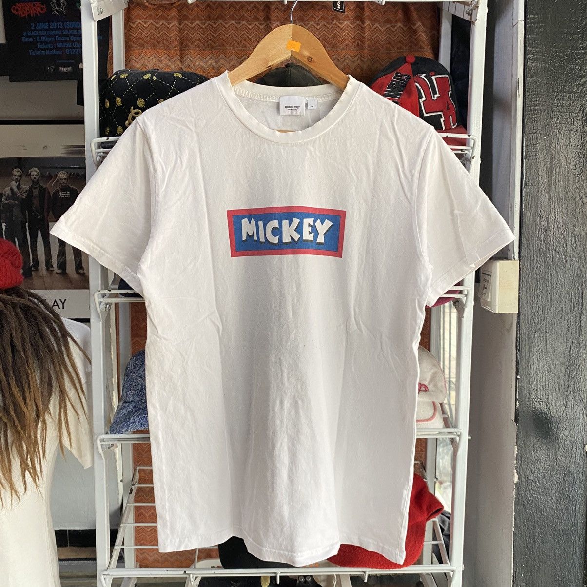 Burberry Burberry London England Mickey Tee T-Shirt Short Sleeve Size US M / EU 48-50 / 2 - 2 Thumbnail