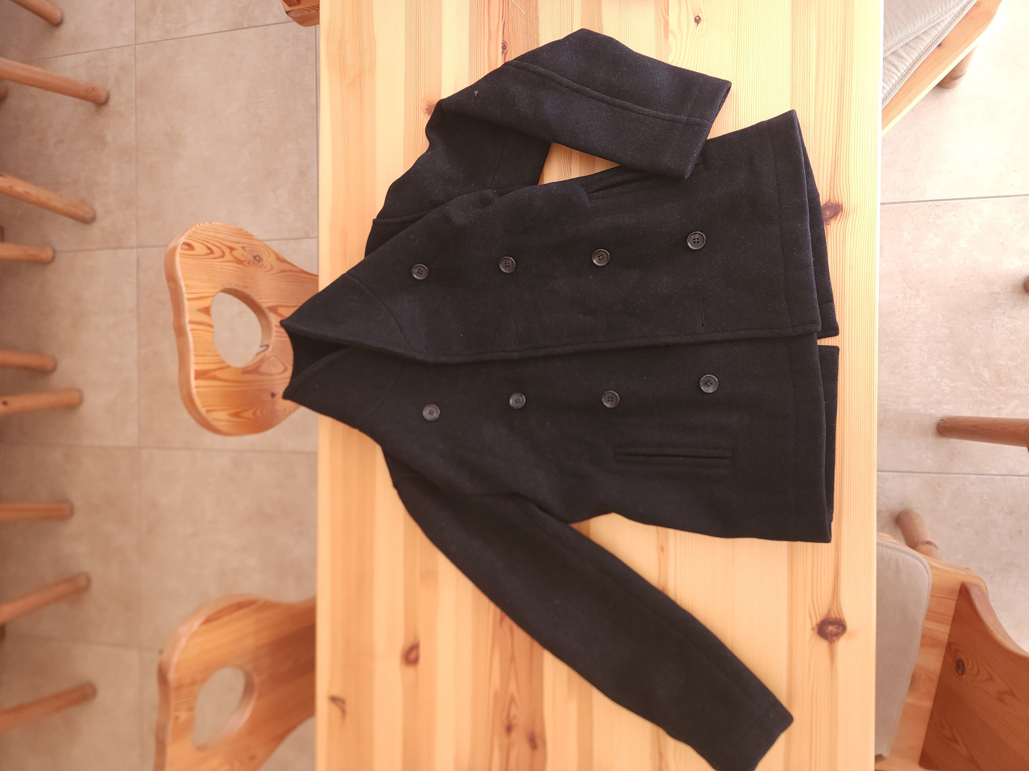 Beams Plus High-Quality Wool Coat by BEAMS – Double-Breasted, Size S/M Size US M / EU 48-50 / 2 - 5 Thumbnail