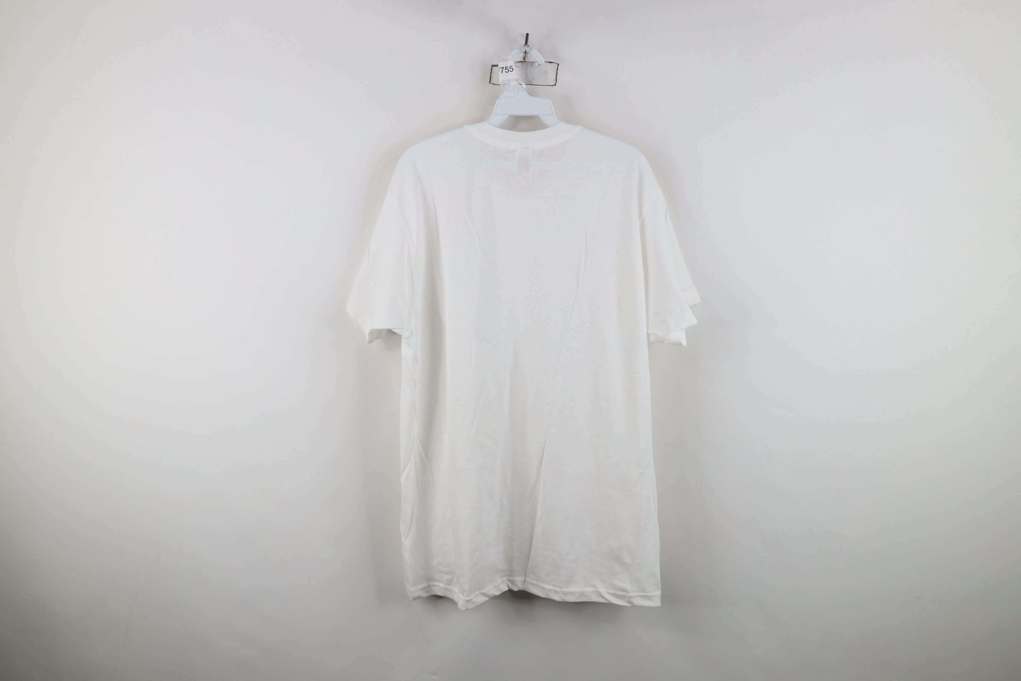 Vintage Vintage 90s Streetwear Cotton Short Sleeve T-Shirt White Size US L / EU 52-54 / 3 - 12 Thumbnail