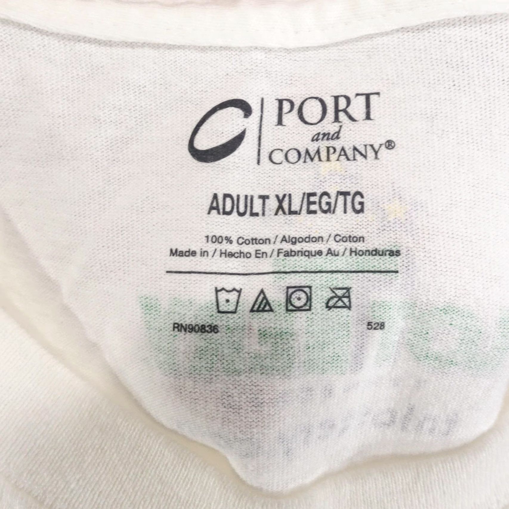 Port & Company Tennessee Powerball Shirt Mens XL White Port & Company Crew Neck Graphic Print Tee Size US XL / EU 56 / 4 - 6 Thumbnail
