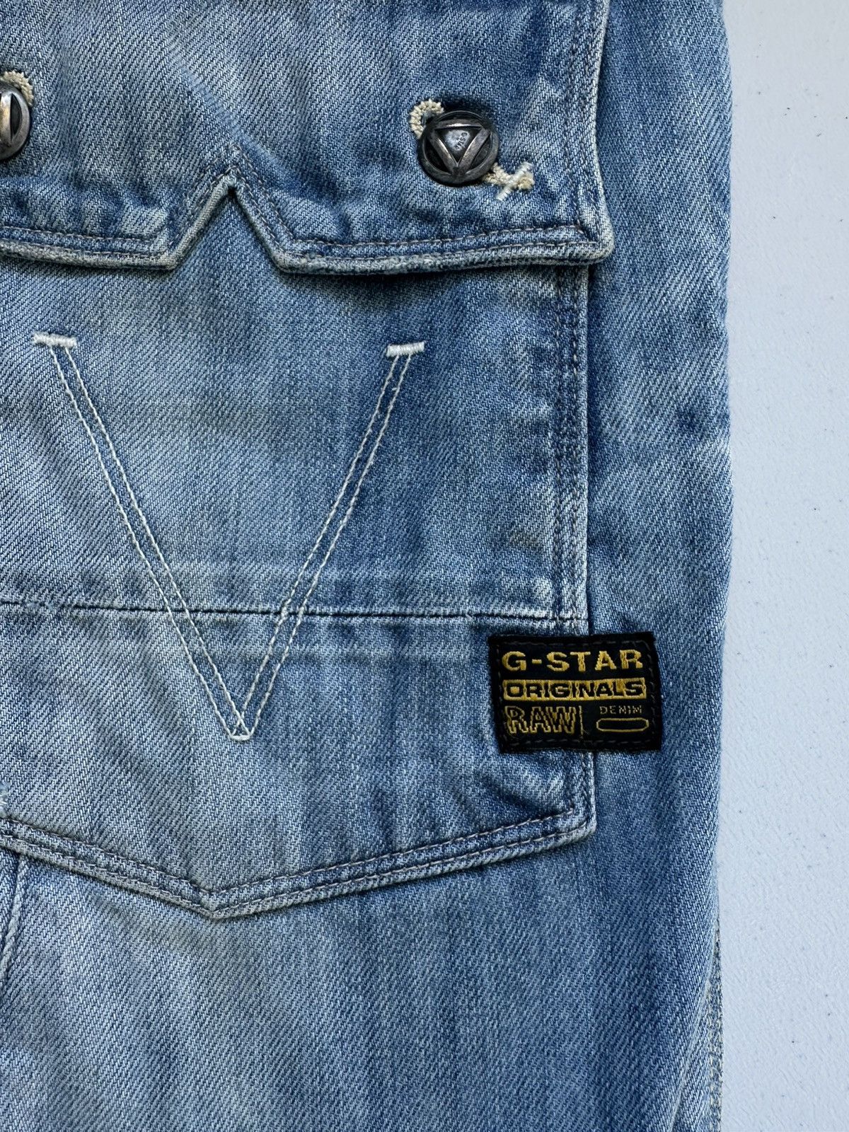 G-Star × If Six Was Nine × Vintage Vintage Y2k G Star Raw 96 Baggy Jeans Size US 30 / EU 46 - 7 Thumbnail