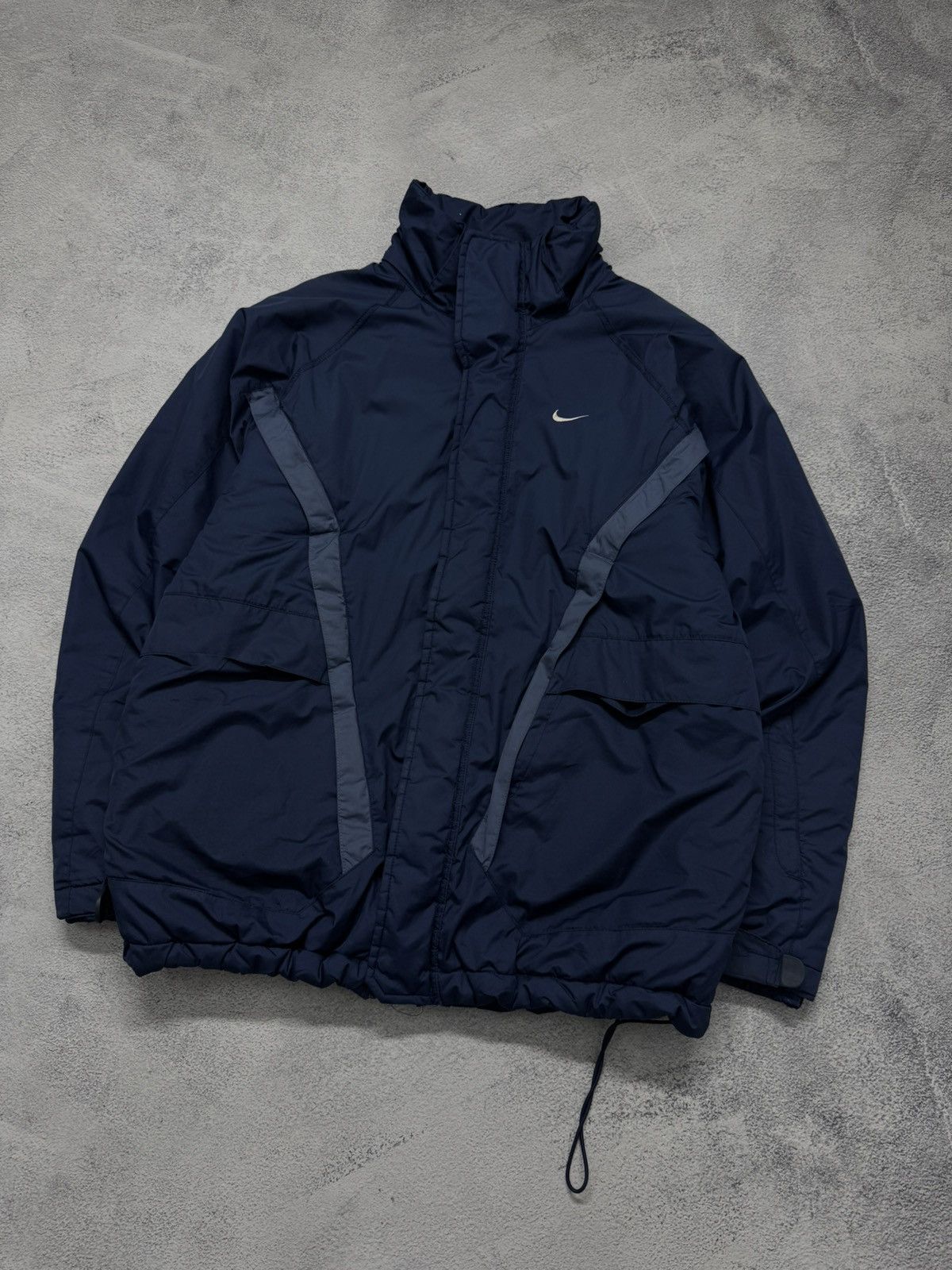 Nike Vintage Y2K Nike Nylon Mini Swoosh Jacket 00’s Size US M / EU 48-50 / 2 - 1 Thumbnail