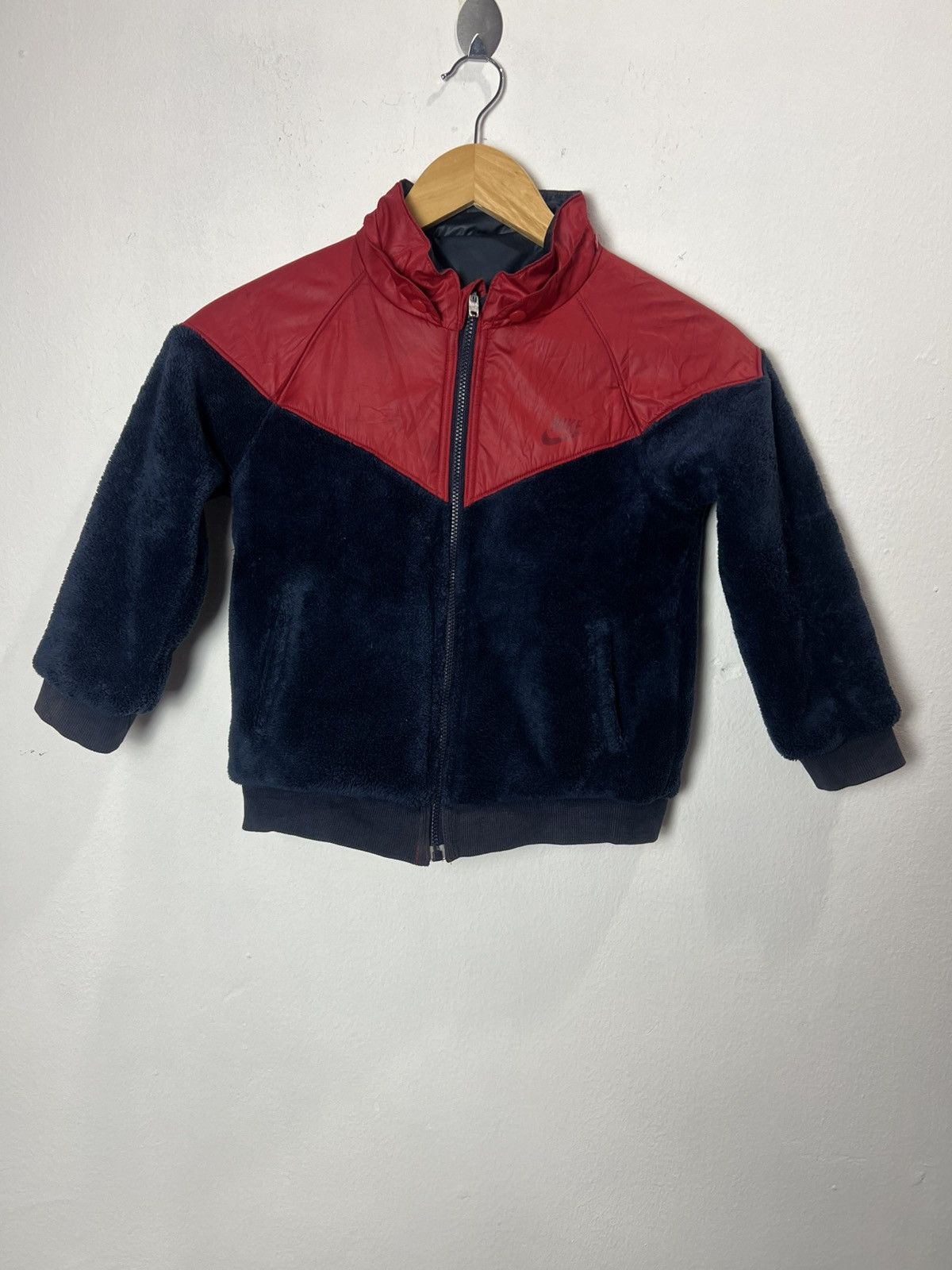 Vintage Vintage Nike Reversible Nylon Bomber 120 KIDS Jacket Size US XXS / EU 40 - 2 Thumbnail