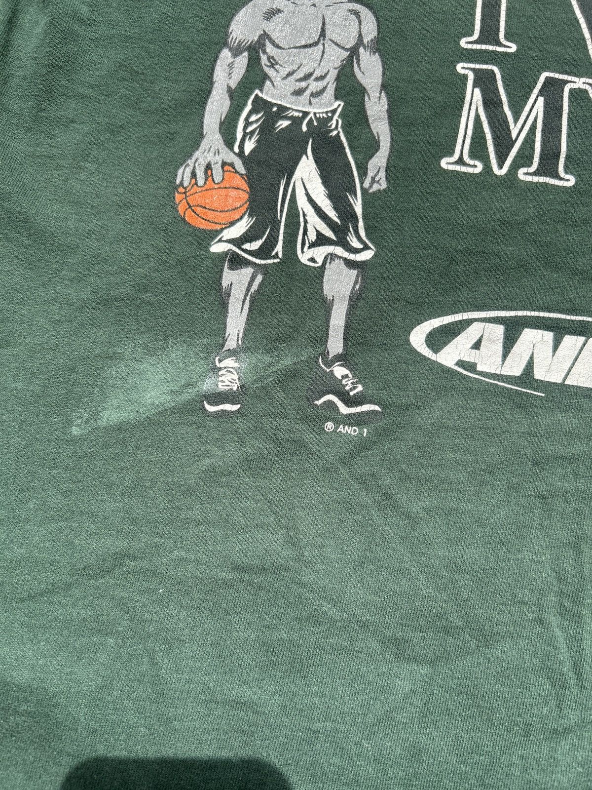 Vintage Vintage 90s AND1 Streetball “No Thanks I’ve Got My Five” Tee Size US L / EU 52-54 / 3 - 7 Thumbnail