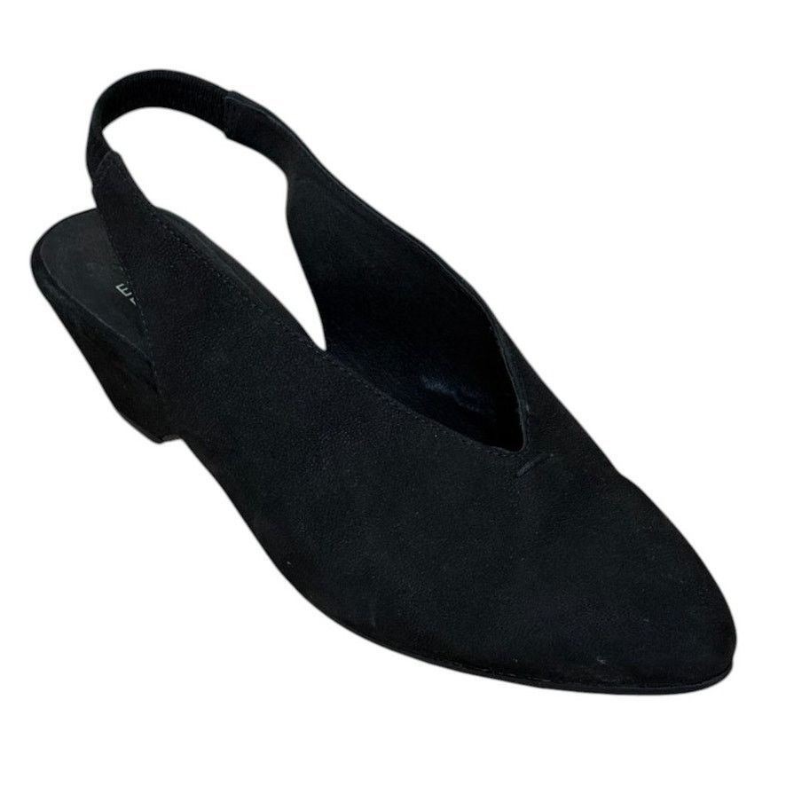 Eileen Fisher Eileen Fisher Slingback Women 6.5 Black Gatwick Suede Size US 6.5 / IT 36.5 - 1 Thumbnail