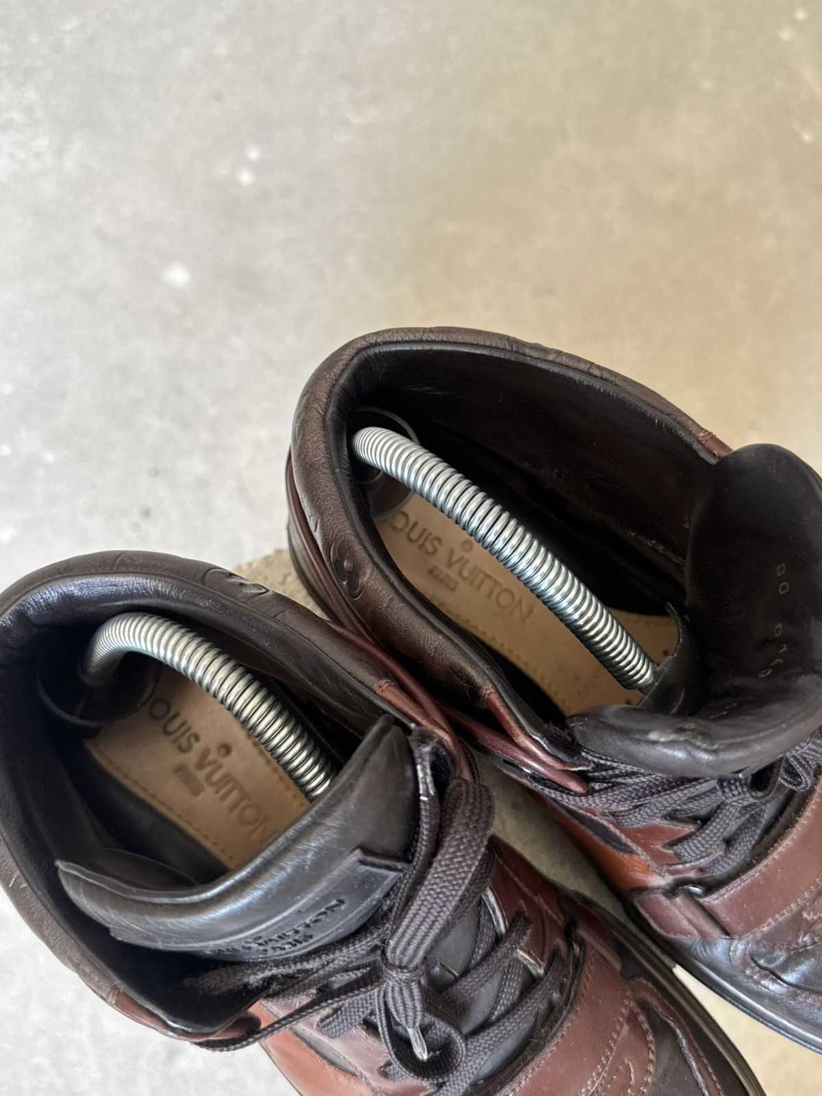 Louis Vuitton Louis Vuitton Archive Monogram High Top Sneakers Size US 7.5 / EU 40-41 - 10 Thumbnail