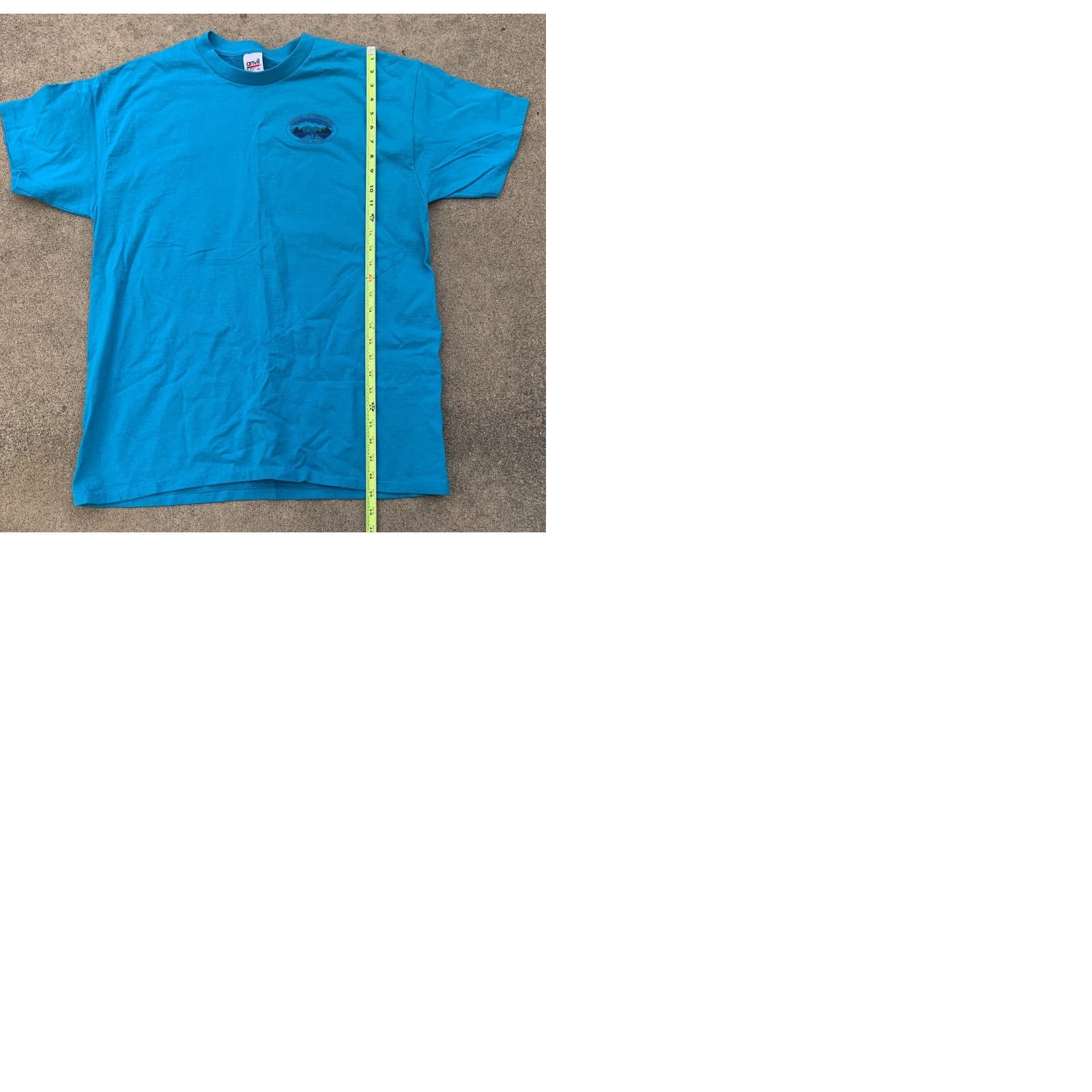Anvil VINTAGE Anvil T-Shirt Mens Graphic Print XL Chinook Washington Blue Cotton Jersey Single Stitch Size US XL / EU 56 / 4 - 9 Thumbnail