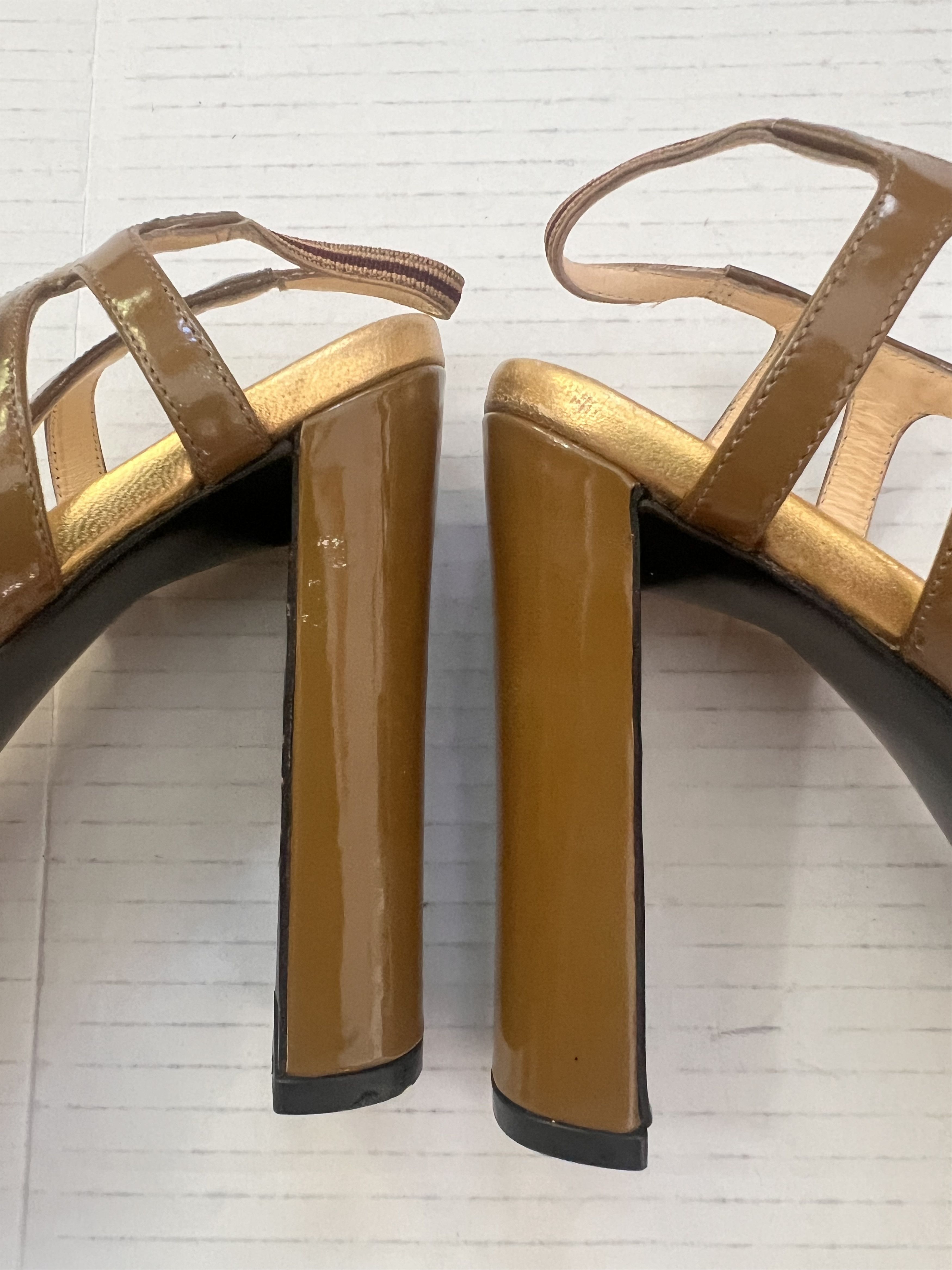 Prada Prada Gold vintage heels size 38 Size US 8 / IT 38 - 10 Thumbnail