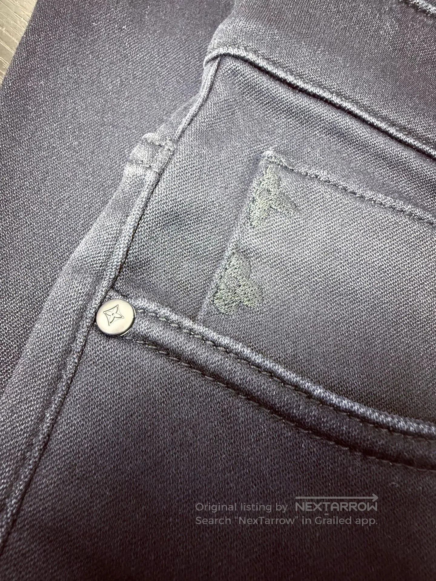 Louis Vuitton Louis Vuitton Black Jeans. Size US 28 / EU 44 - 4 Thumbnail