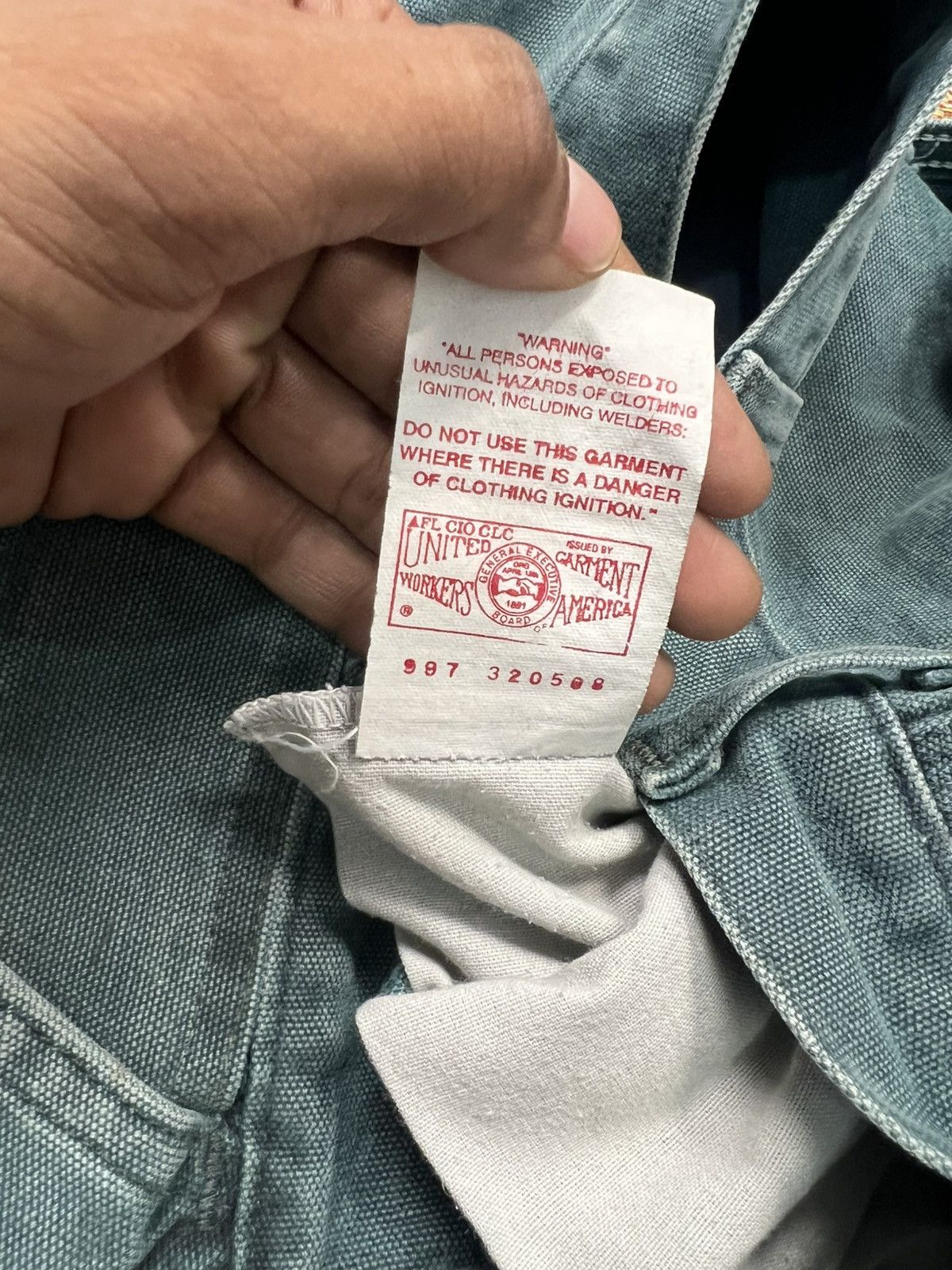 Carhartt 90s vintage Carhartt b24 Htg carpenter Size US 30 / EU 46 - 7 Thumbnail