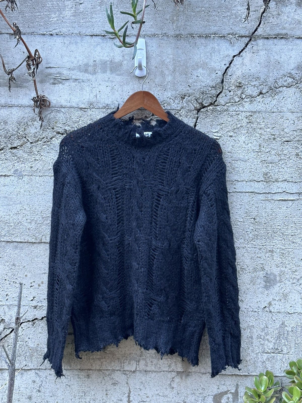 Acne Studios RARE GRAIL Acne Studios raw edge grunge sweater Size US M / EU 48-50 / 2 - 2 Thumbnail