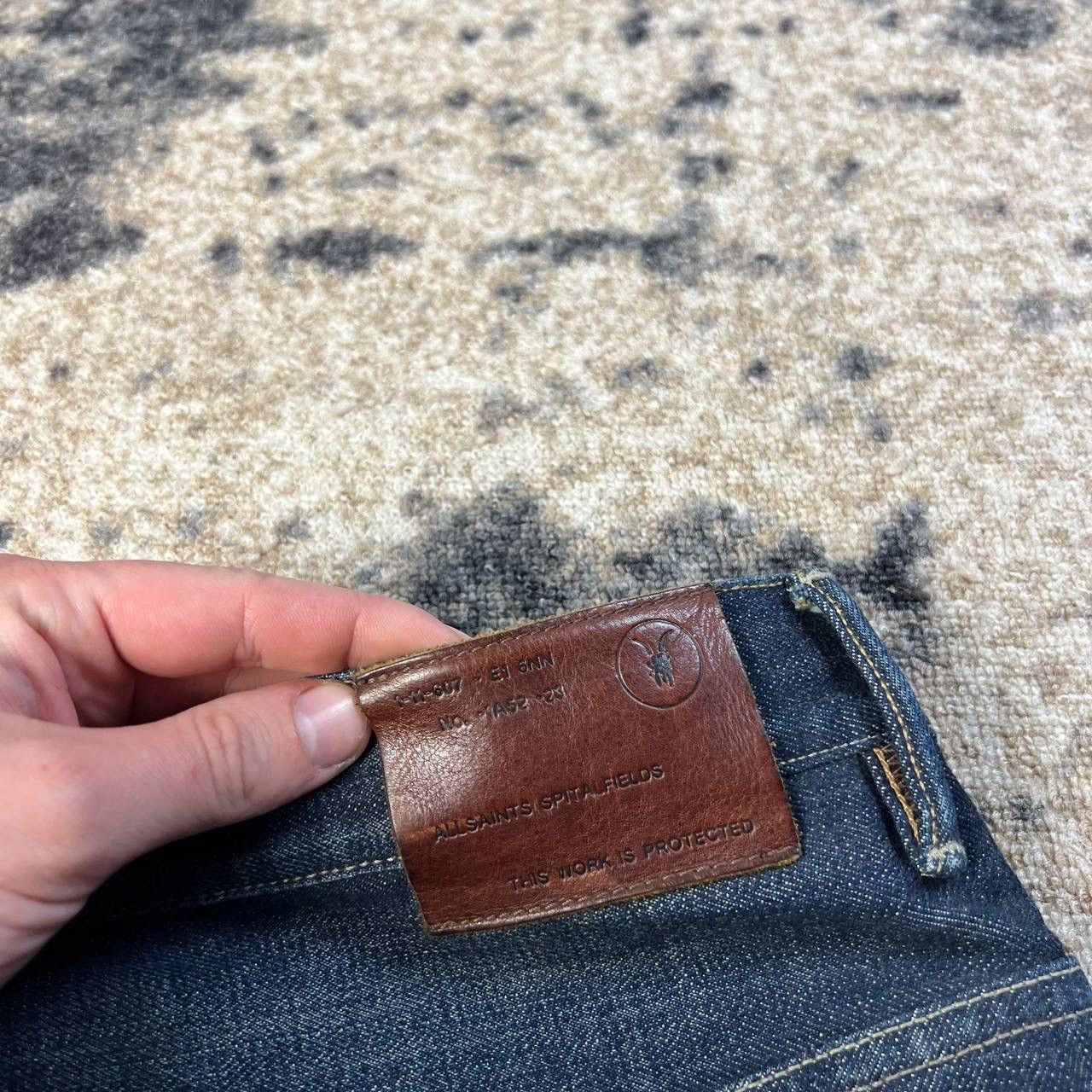 Allsaints Allsaints Spitalfield Japanese Style Denim Jeans Size US 32 / EU 48 - 5 Thumbnail