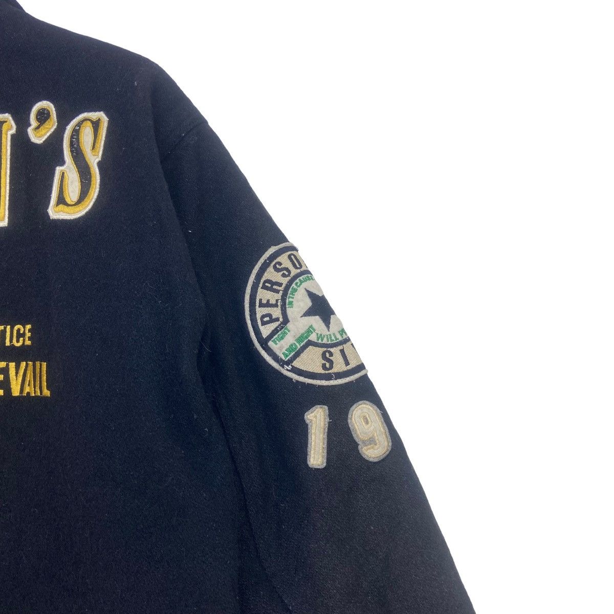 Japanese Brand × PERSON'S × Vintage Person’s Fight in The Cause of Justice Wool Heavy Varsity Size US M / EU 48-50 / 2 - 13 Thumbnail