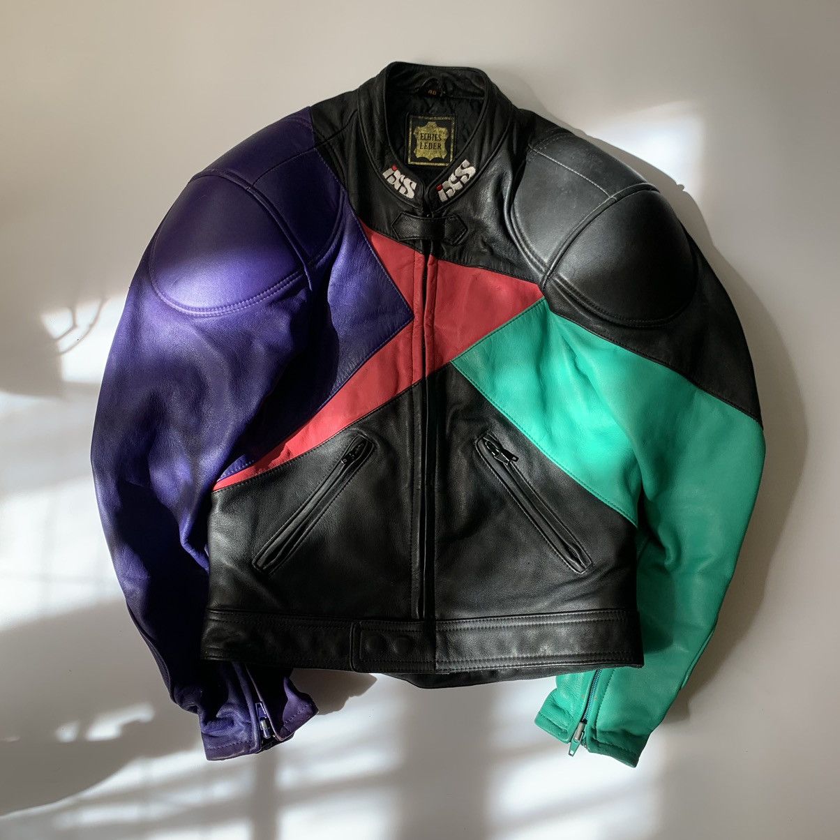Vintage Vintage IXS Moto Racing Leather Jacket Size US S / EU 44-46 / 1 - 1 Thumbnail