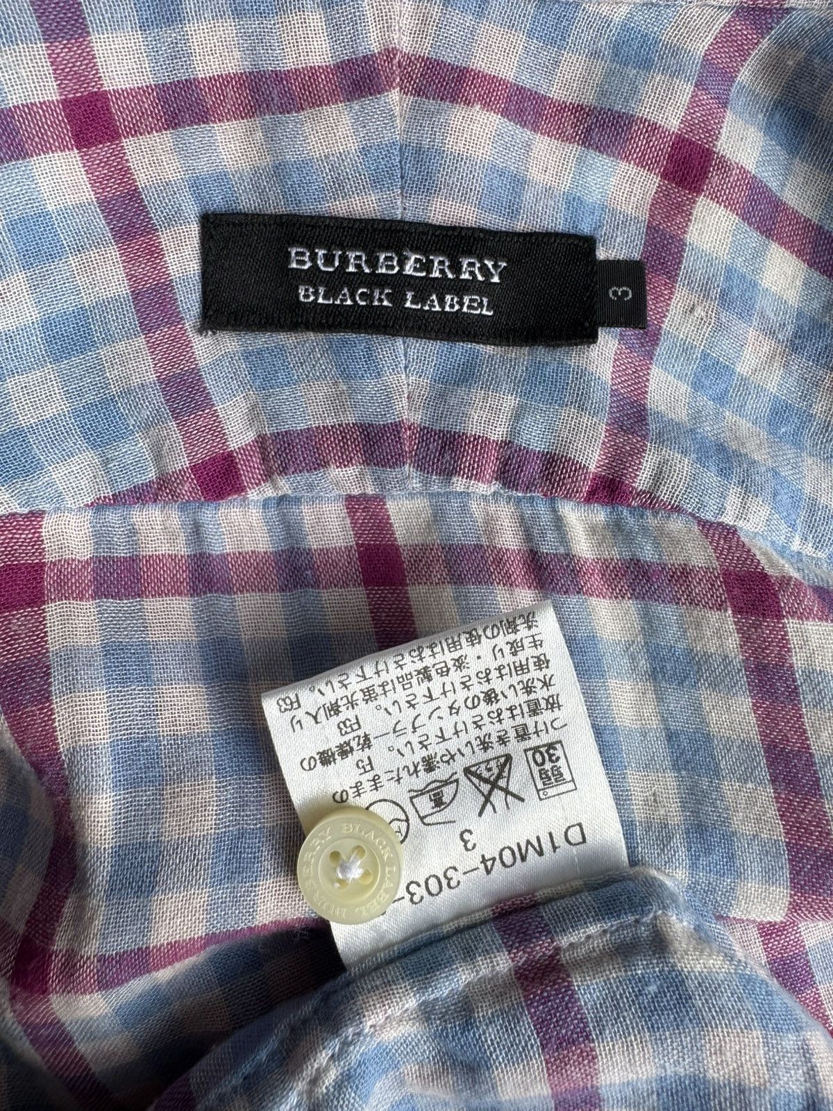 Burberry VERY RARE VINTAGE SHIRT BURBERRY BLACK LABEL NOVA CHECK Size US M / EU 48-50 / 2 - 6 Thumbnail