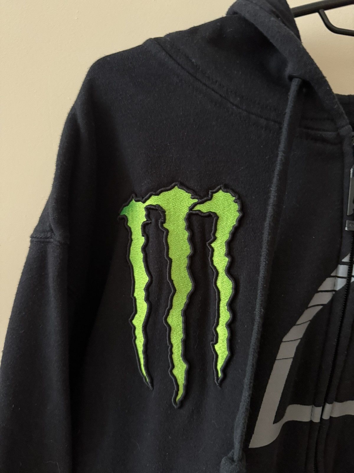 Fox Racing Vintage Fox Monster Energy Racing #4 Full Zip Hoodie L Size Size US L / EU 52-54 / 3 - 11 Thumbnail