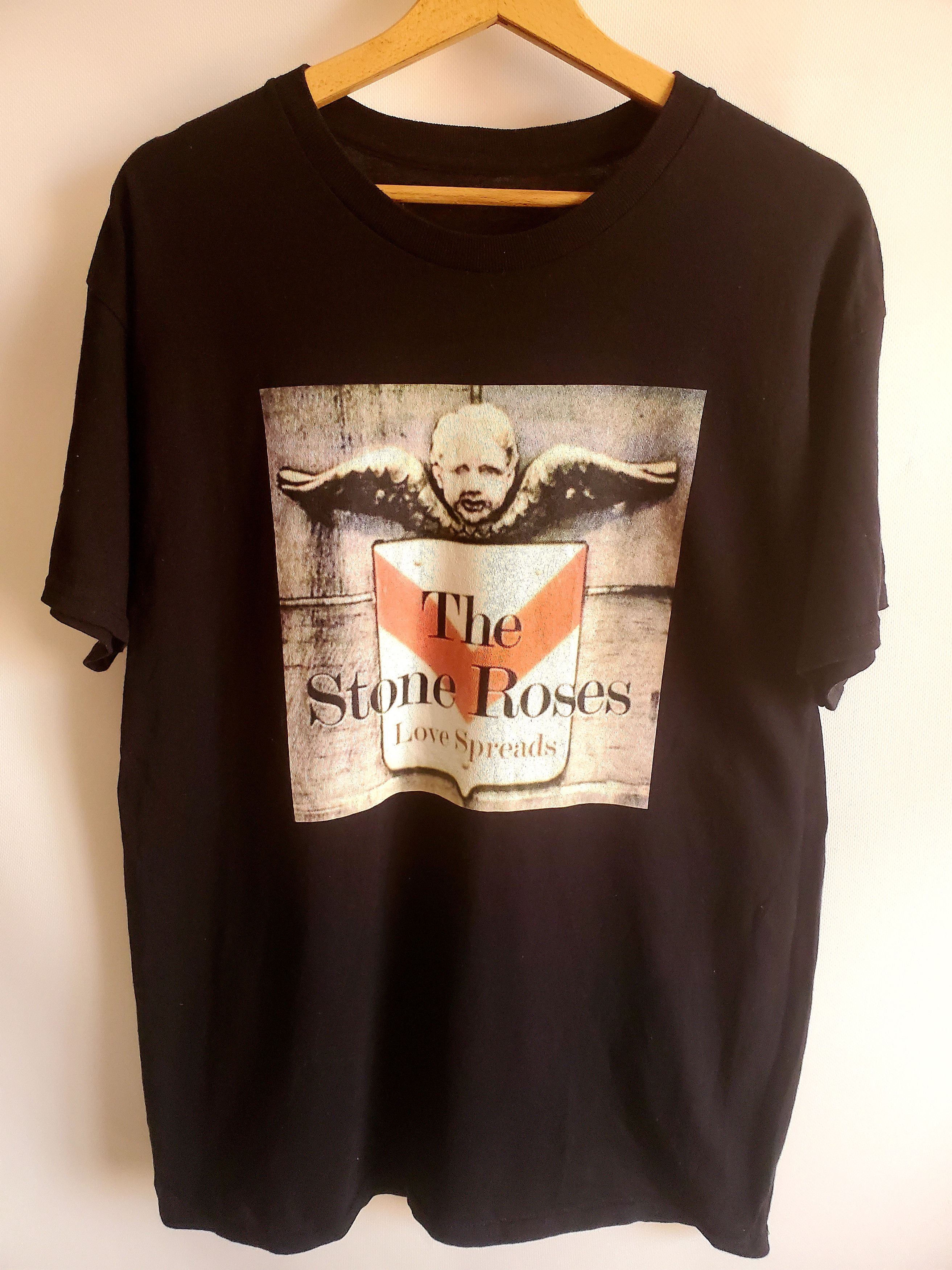VINTAGE THE STONE ROSES love spreads size L Short Sleeve T Shirts