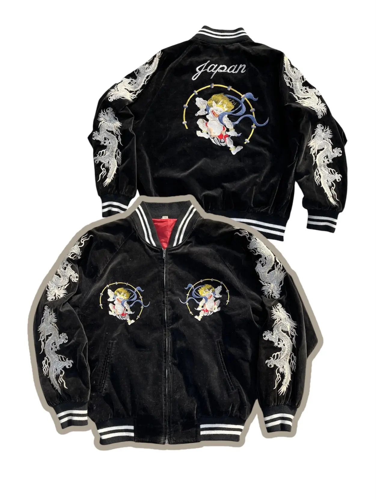 Japanese Brand Sukajan Genkai Embroidery Jacket Size US L / EU 52-54 / 3 - 2 Thumbnail