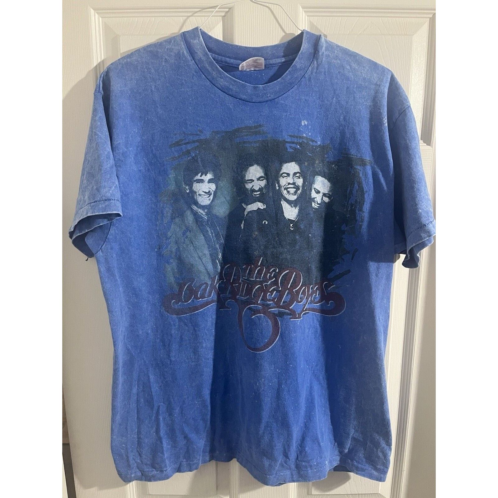 Hanes Vintage Oak Ridge Boys Shirt Mens XL Blue Tie Dye 90's Size US XL / EU 56 / 4 - 1 Thumbnail